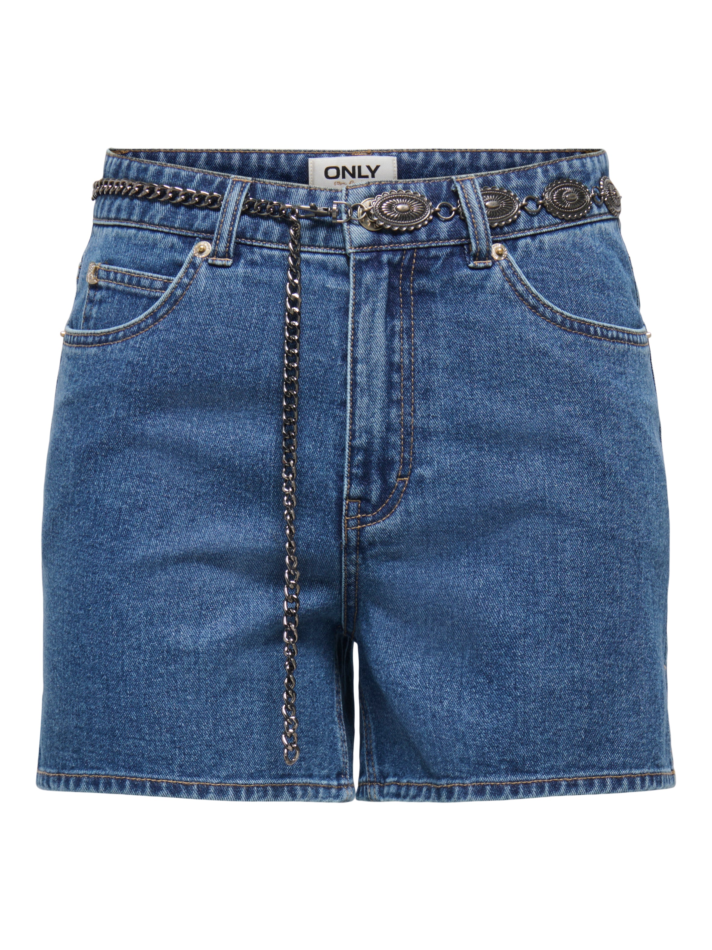 only Damen Shorts Medium Blue Den