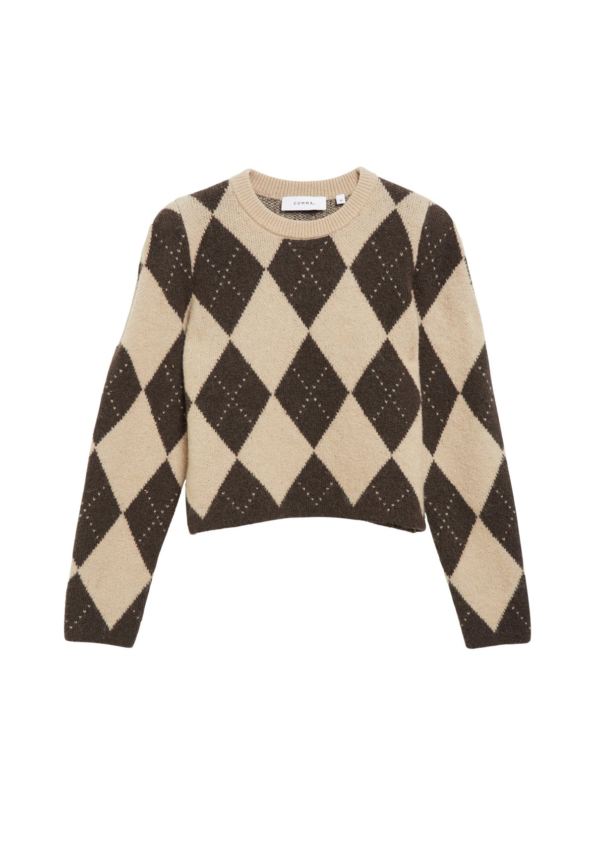 Comma Damen Pullover J Brown