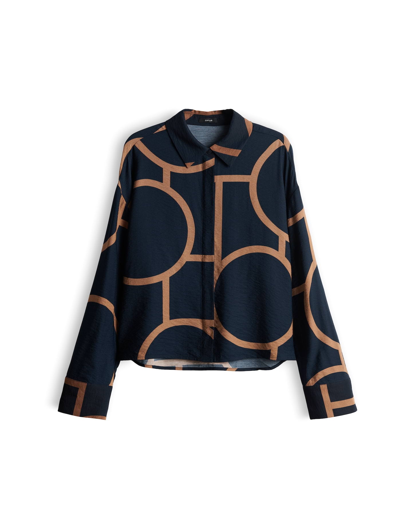 Opus Damen Blusen Coal Blue