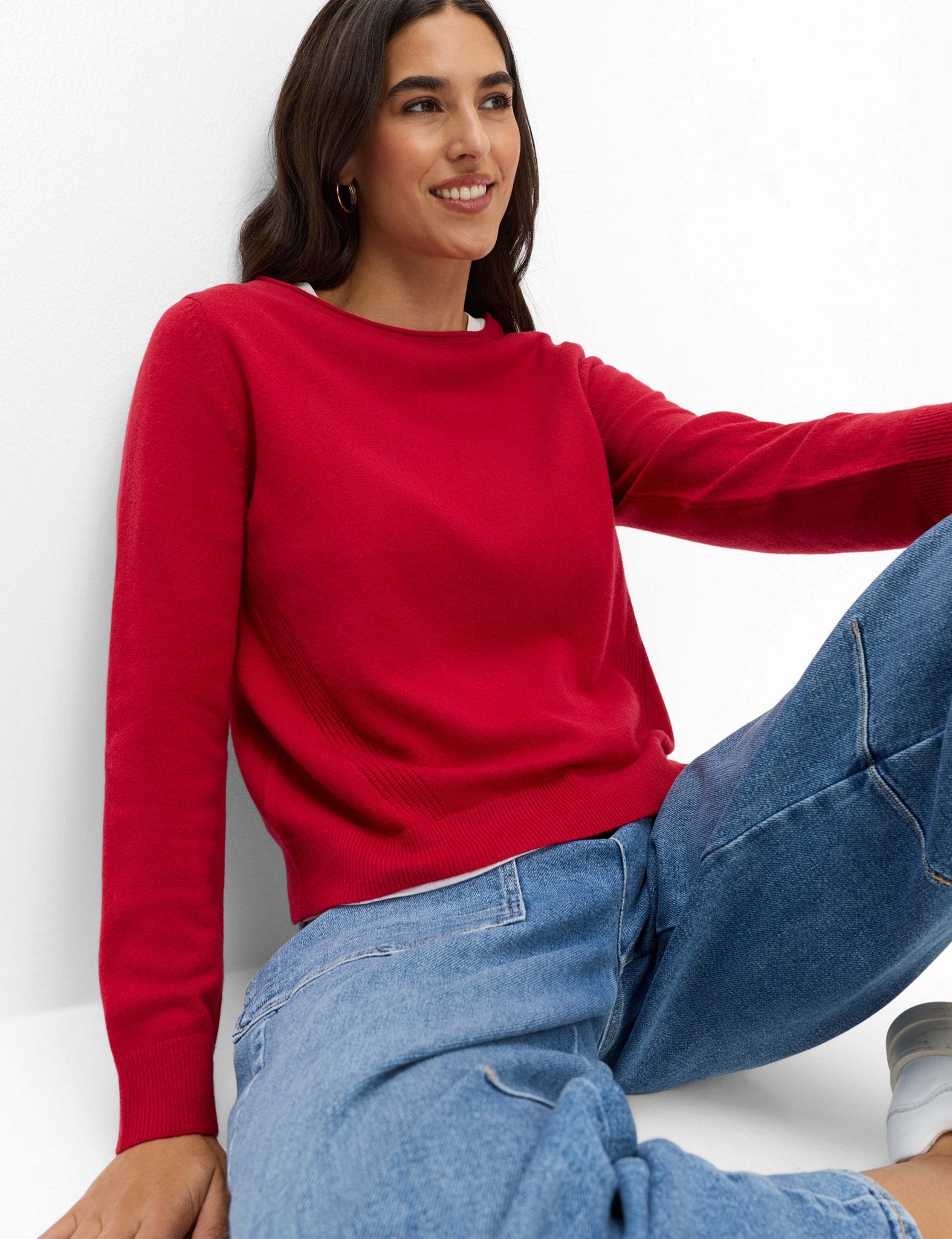 Brax Damen Pullover Cherry