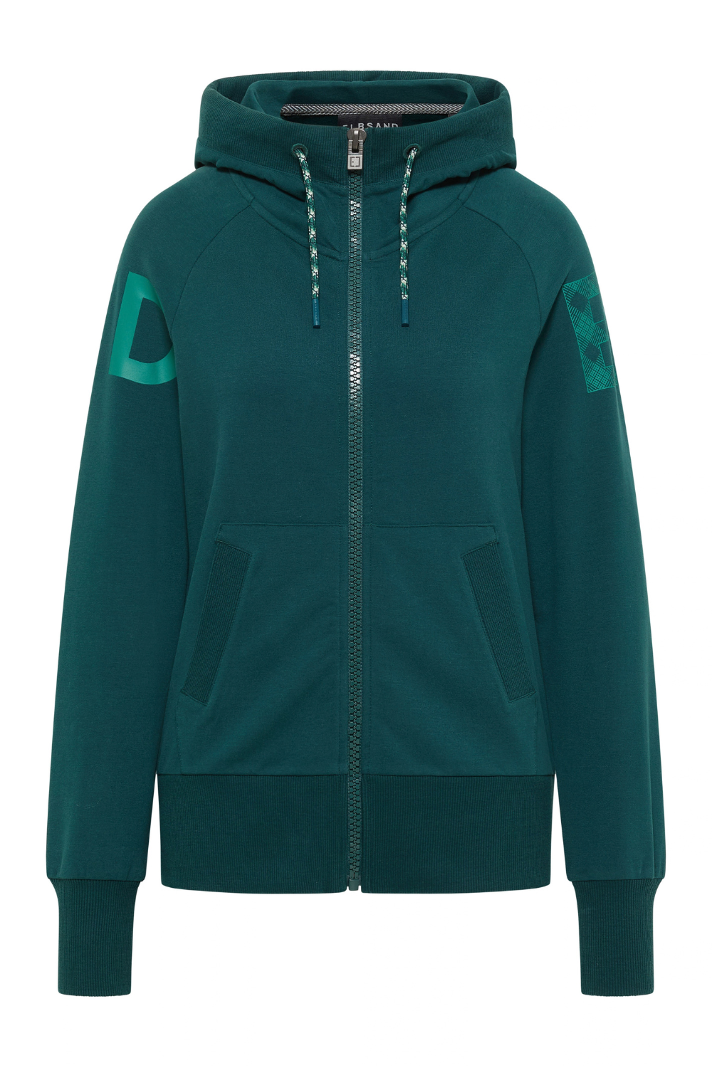 Elbsand Damen Sweatjacken Dark Ivy