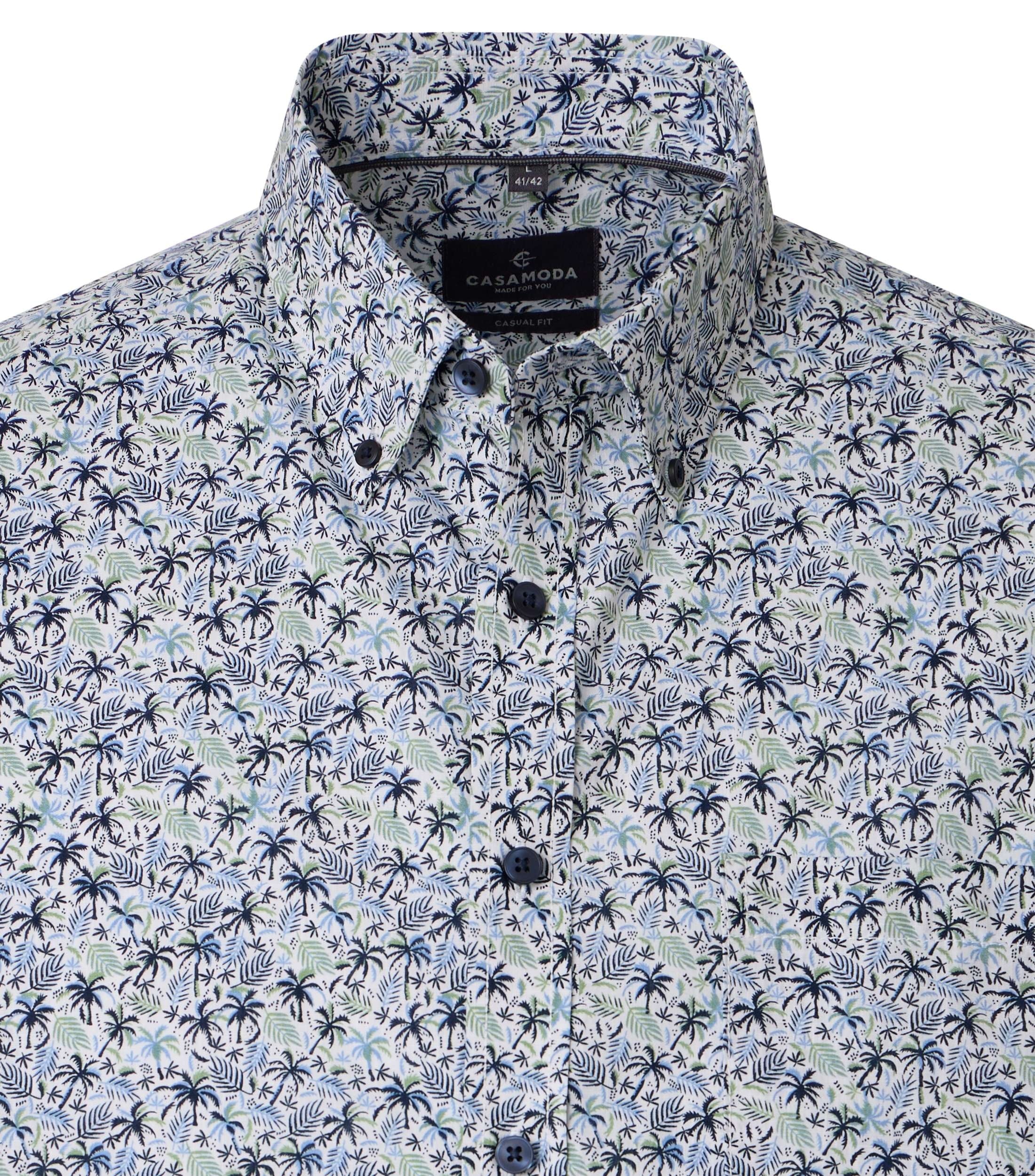 Casa Moda Herren Hemden kurz Blau