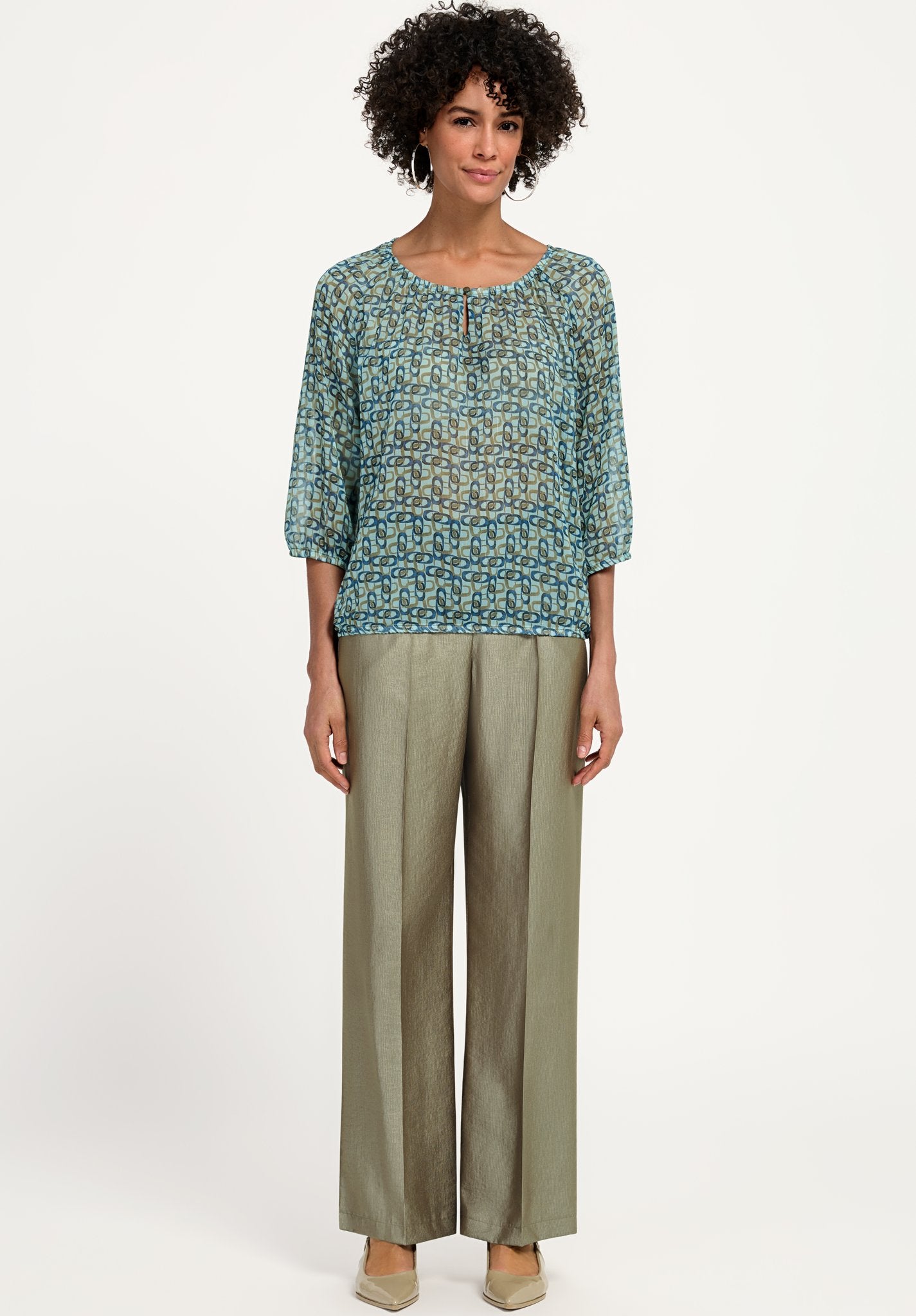 Bianca Damen Blusen Blue Mix