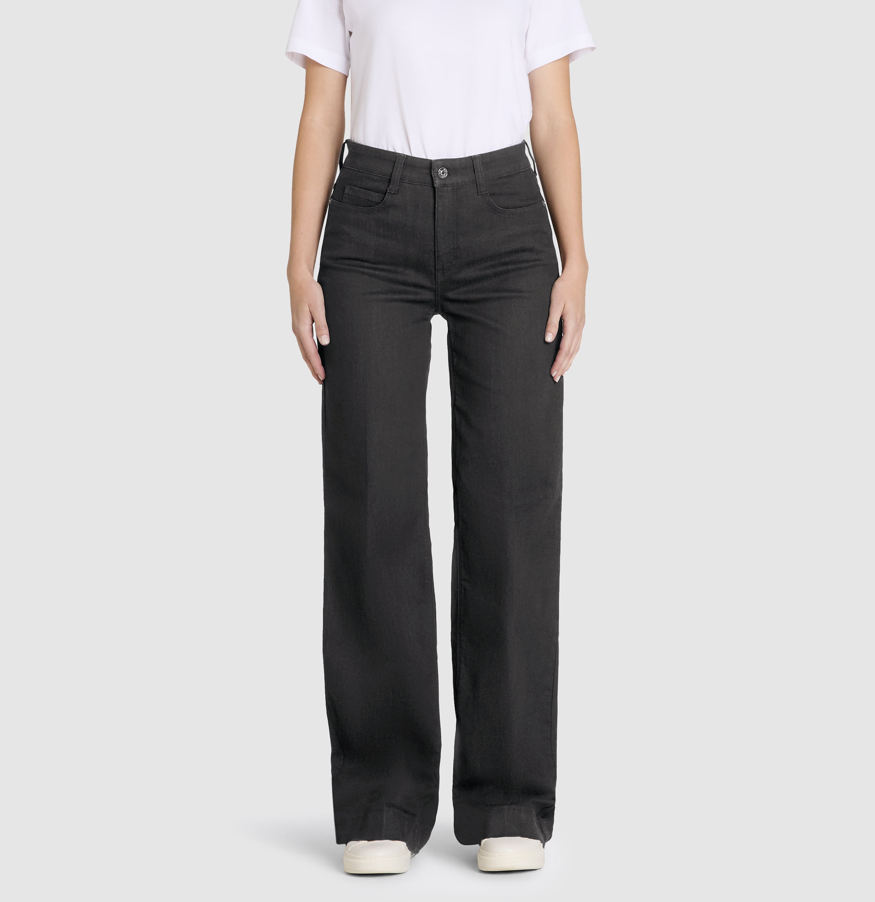 Mac Damen Jeans Black-Black