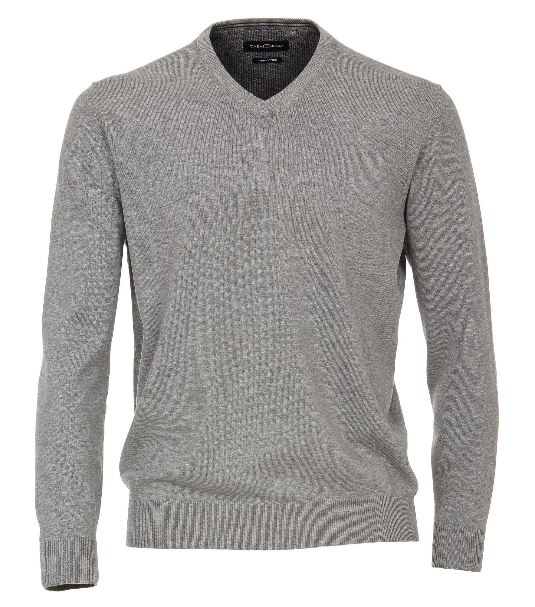 Casa Moda Herren Pullover  Silber