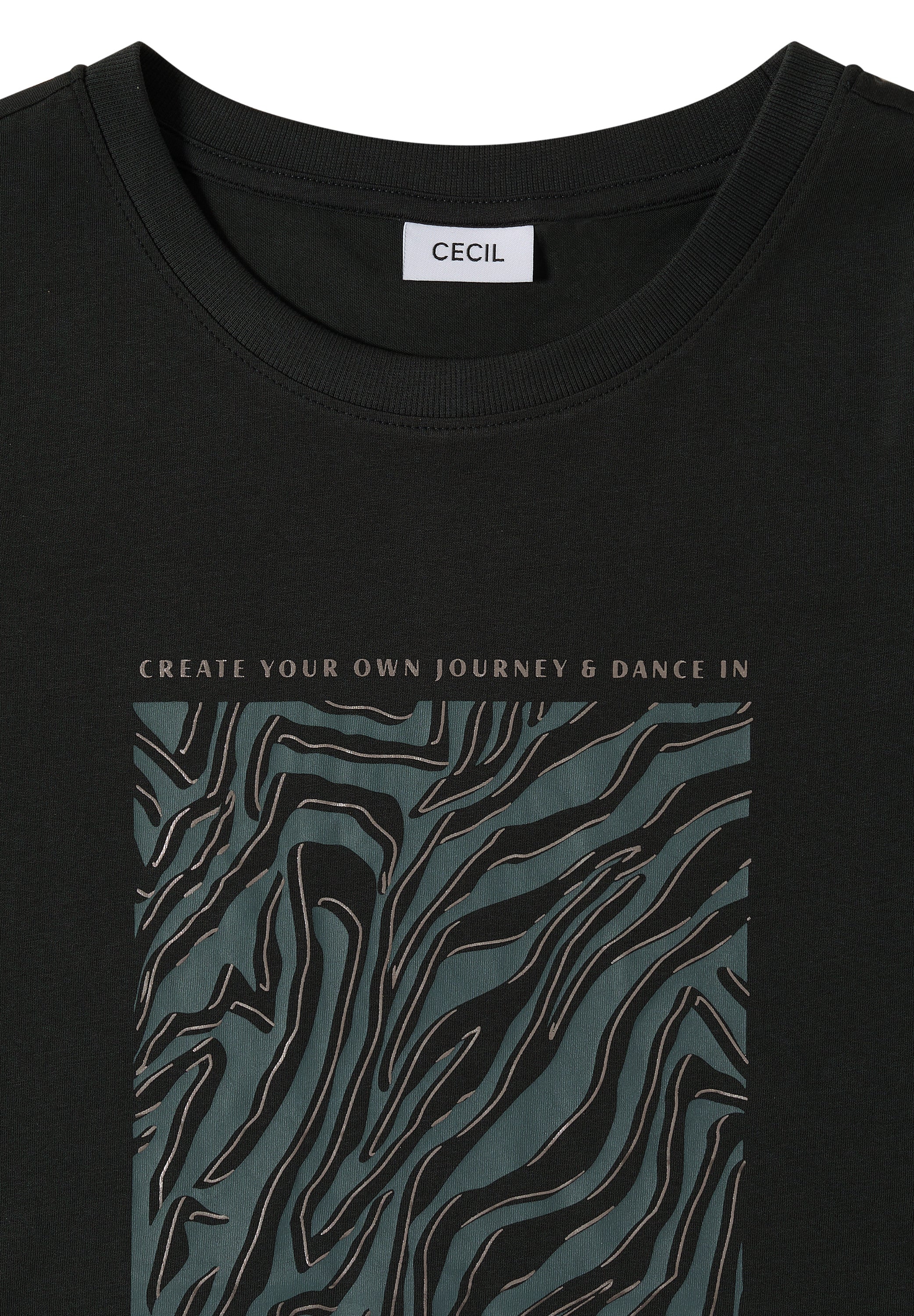Cecil Damen T-Shirts Palm Bree