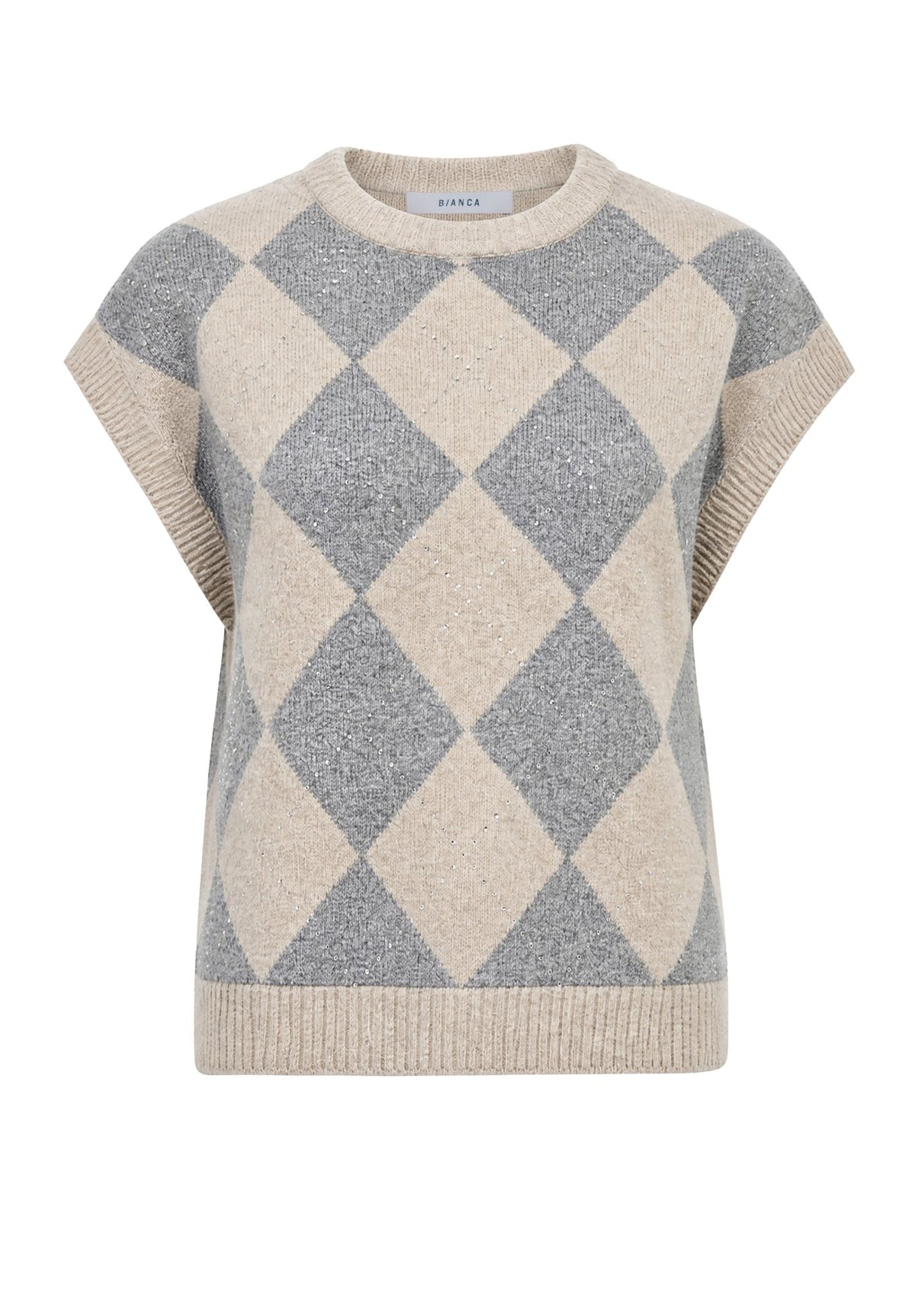Bianca Damen Pullover Beige Mix