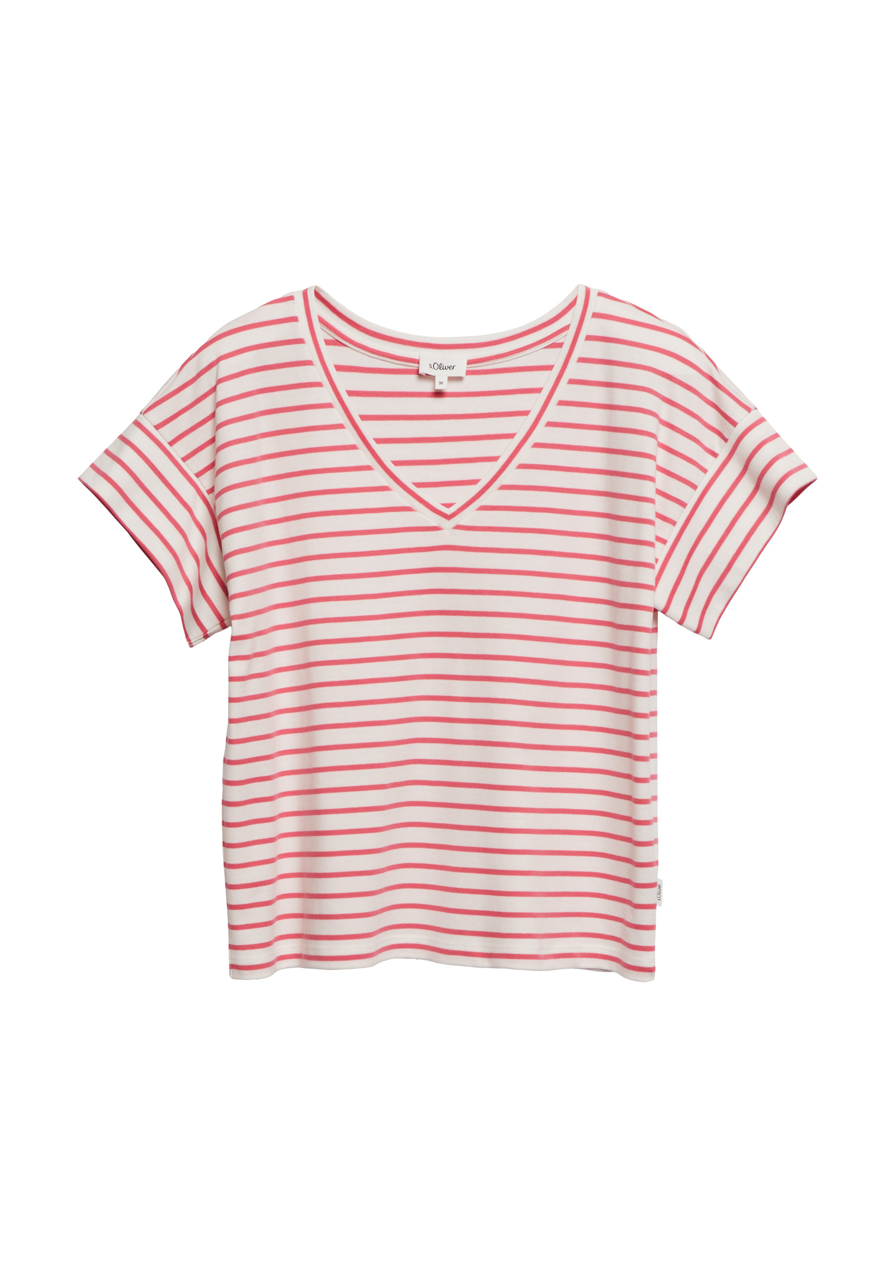 S. Oliver red Damen T-Shirts Lilac/Pink