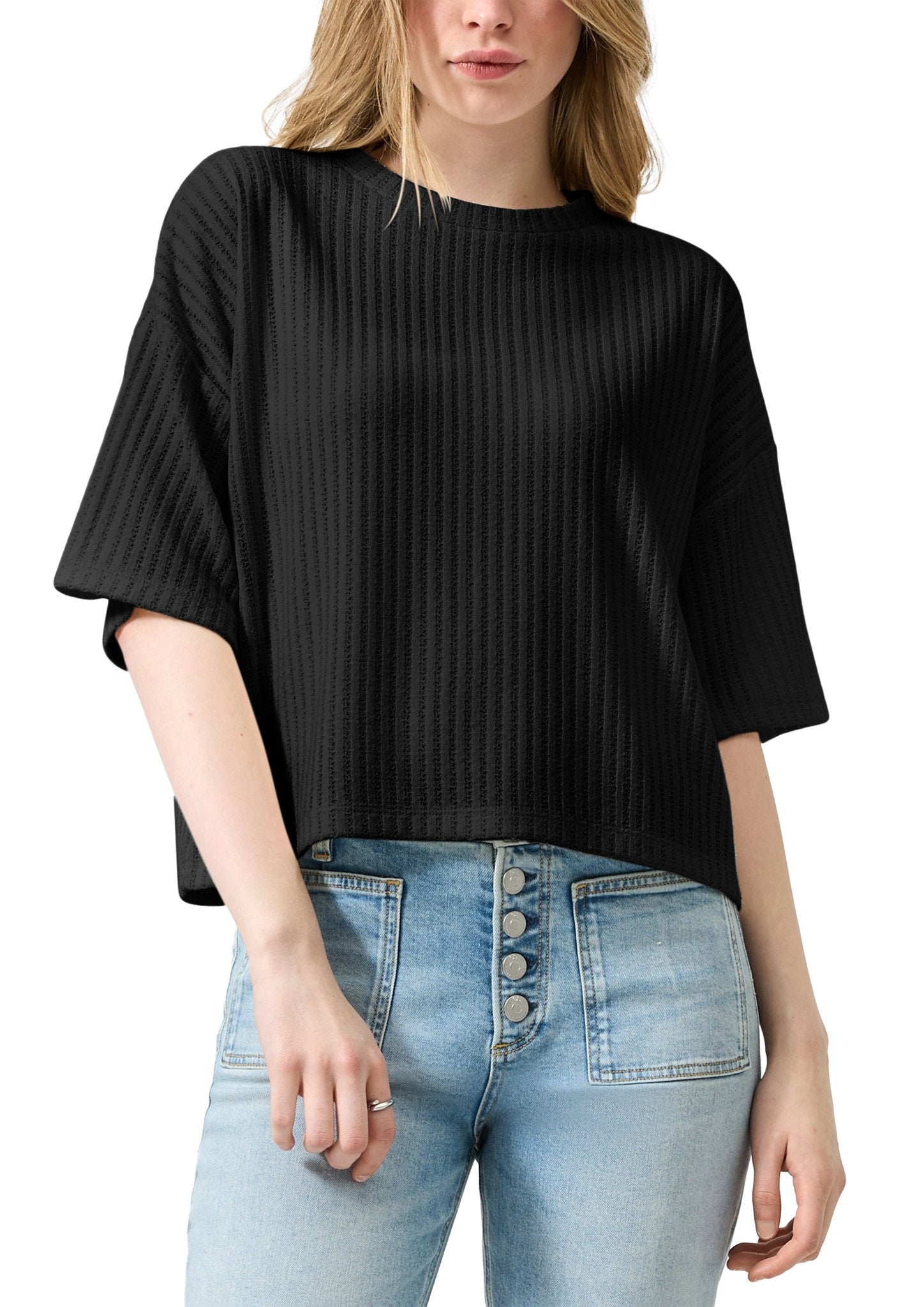 QS by S.Oliver Damen T-Shirts Grey/Black