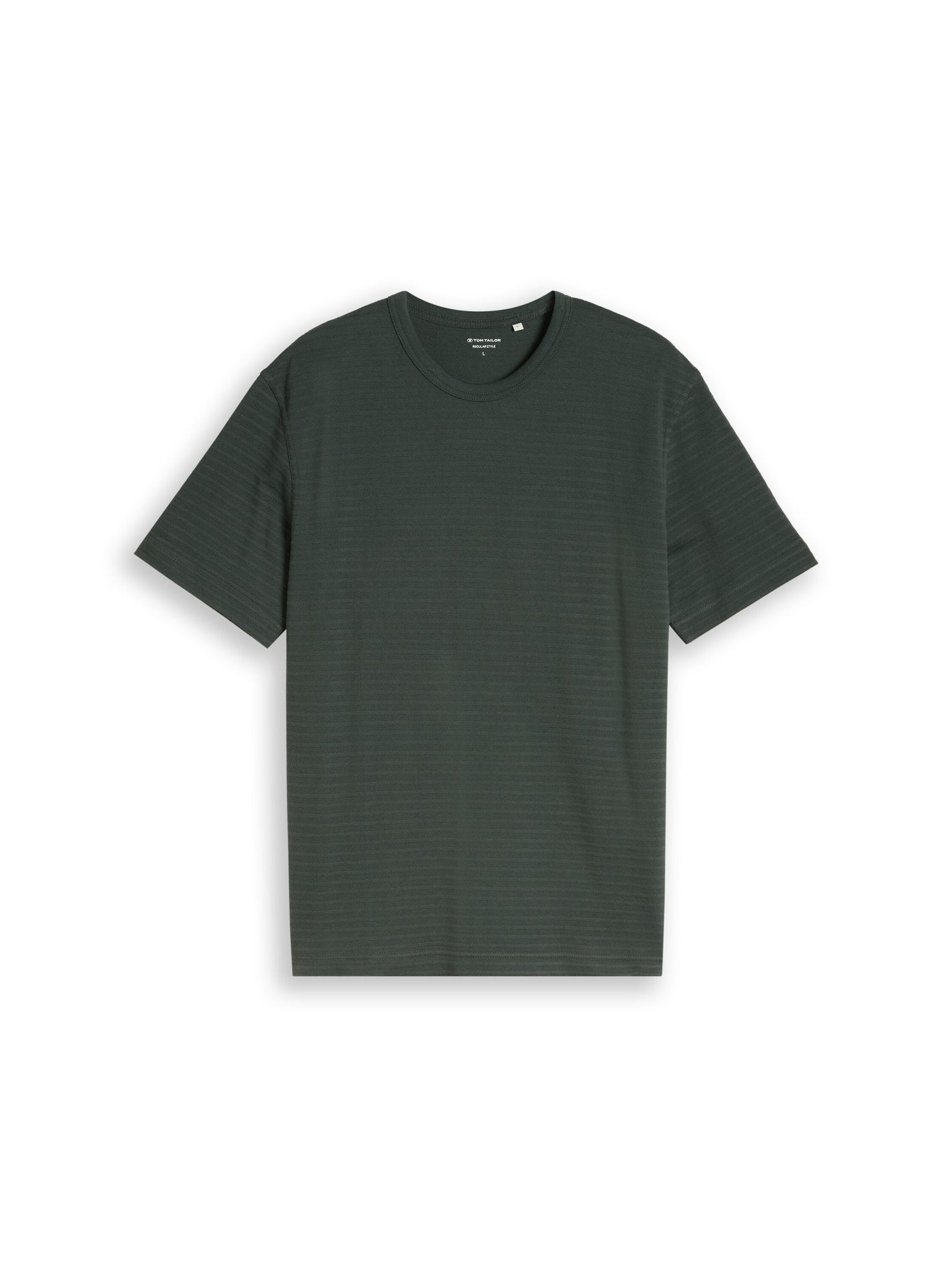 Tom Tailor Herren T-Shirts kurz Darkest Olive