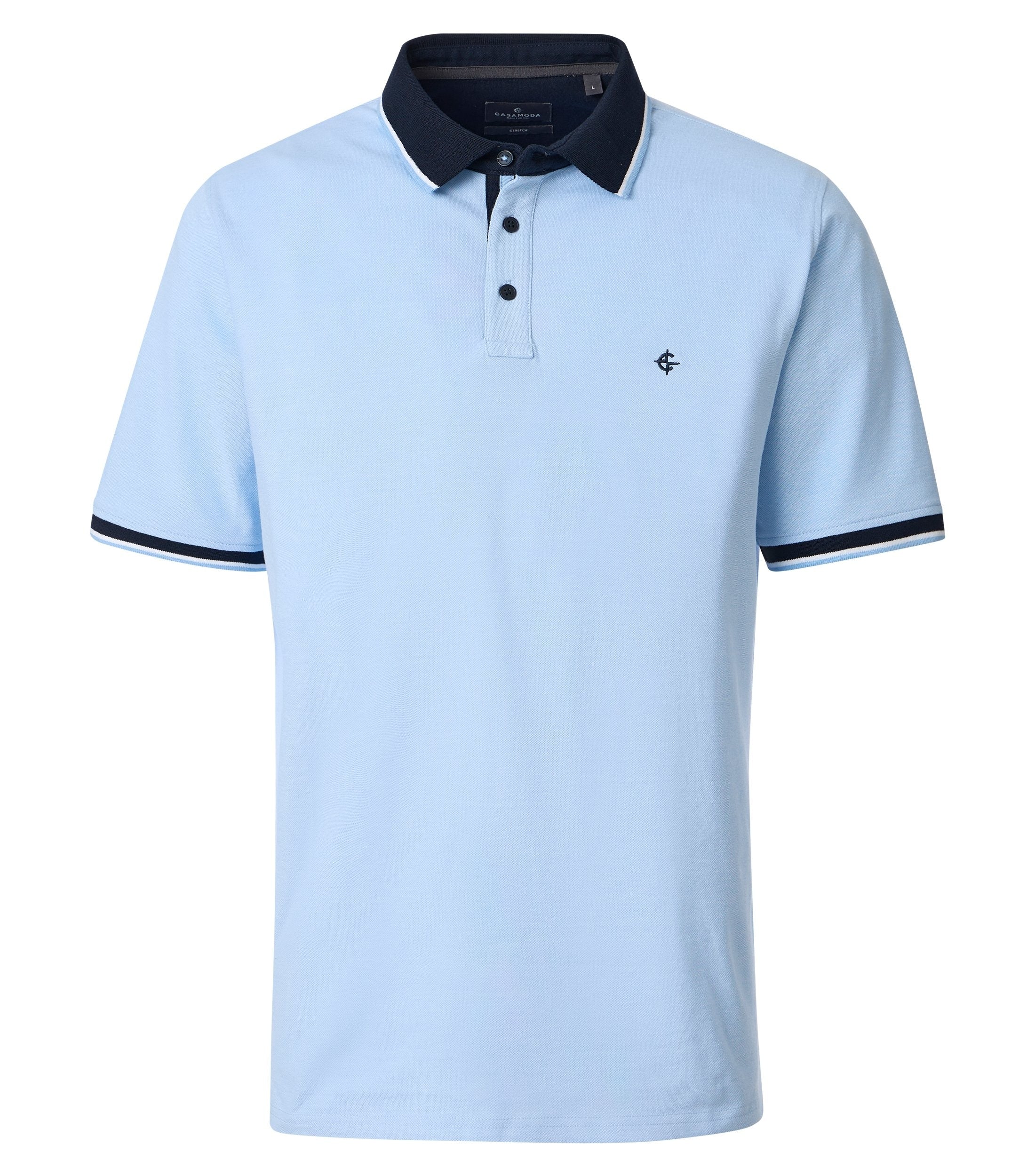 Casa Moda Herren Polo-Shirts Blau