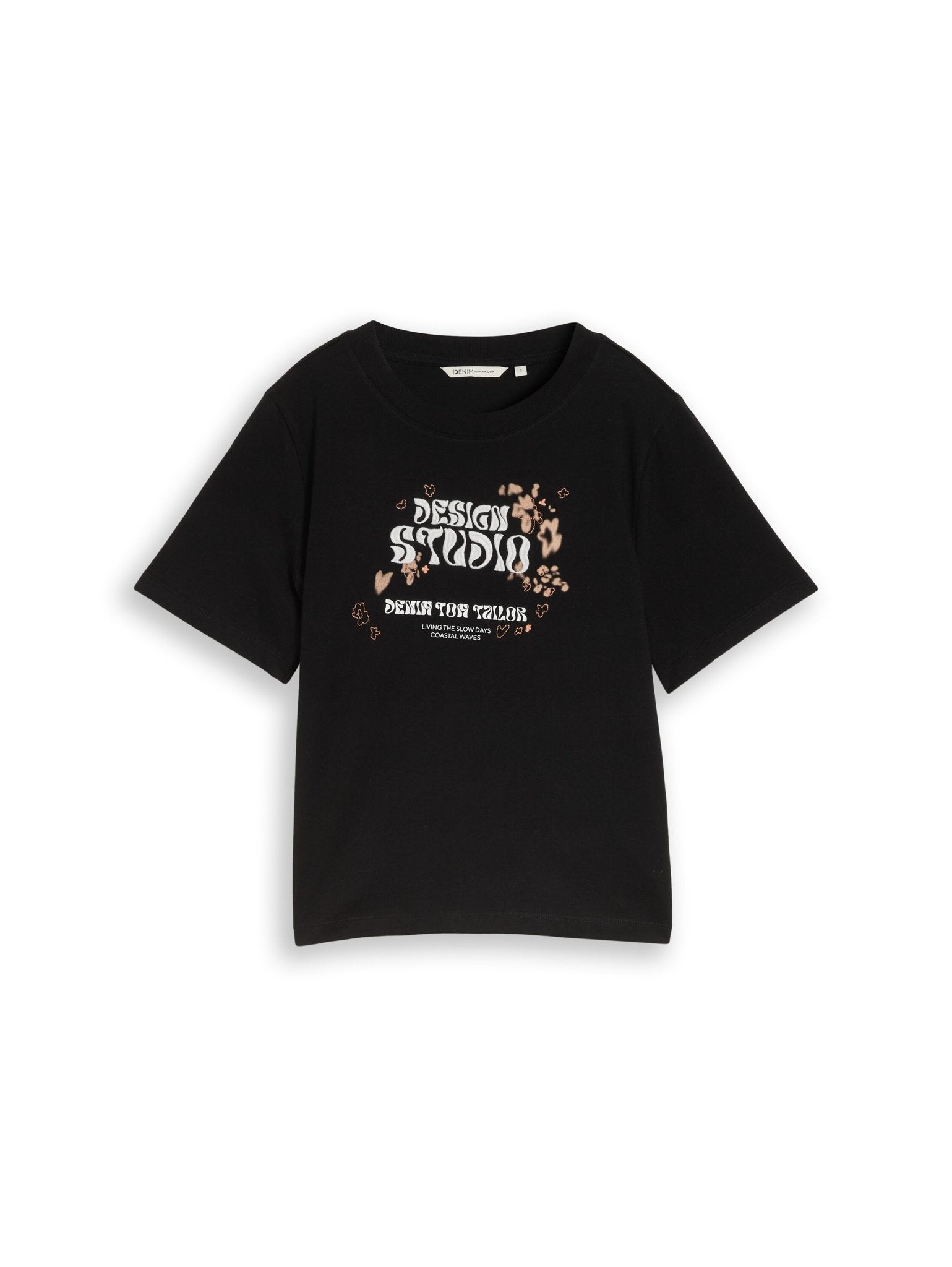 Tom Tailor denim Damen T-Shirts Deep Black