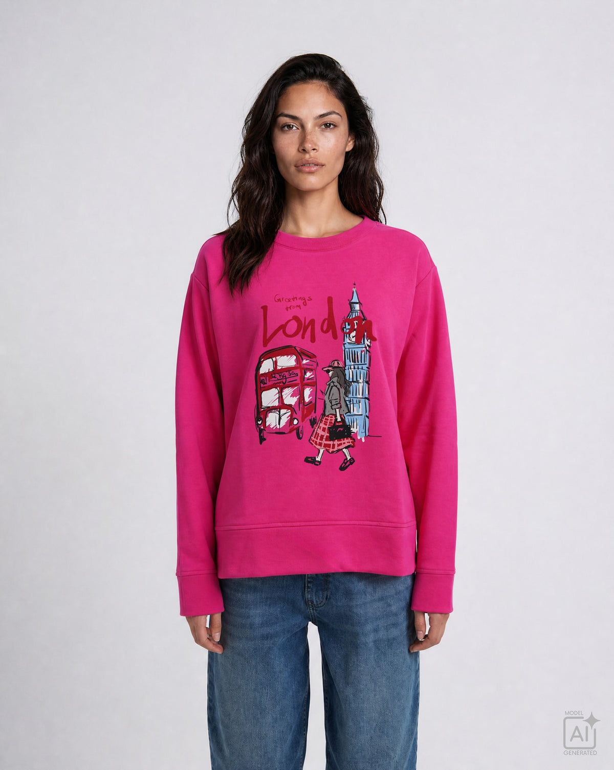 Milano Damen Sweatjacken Pink
