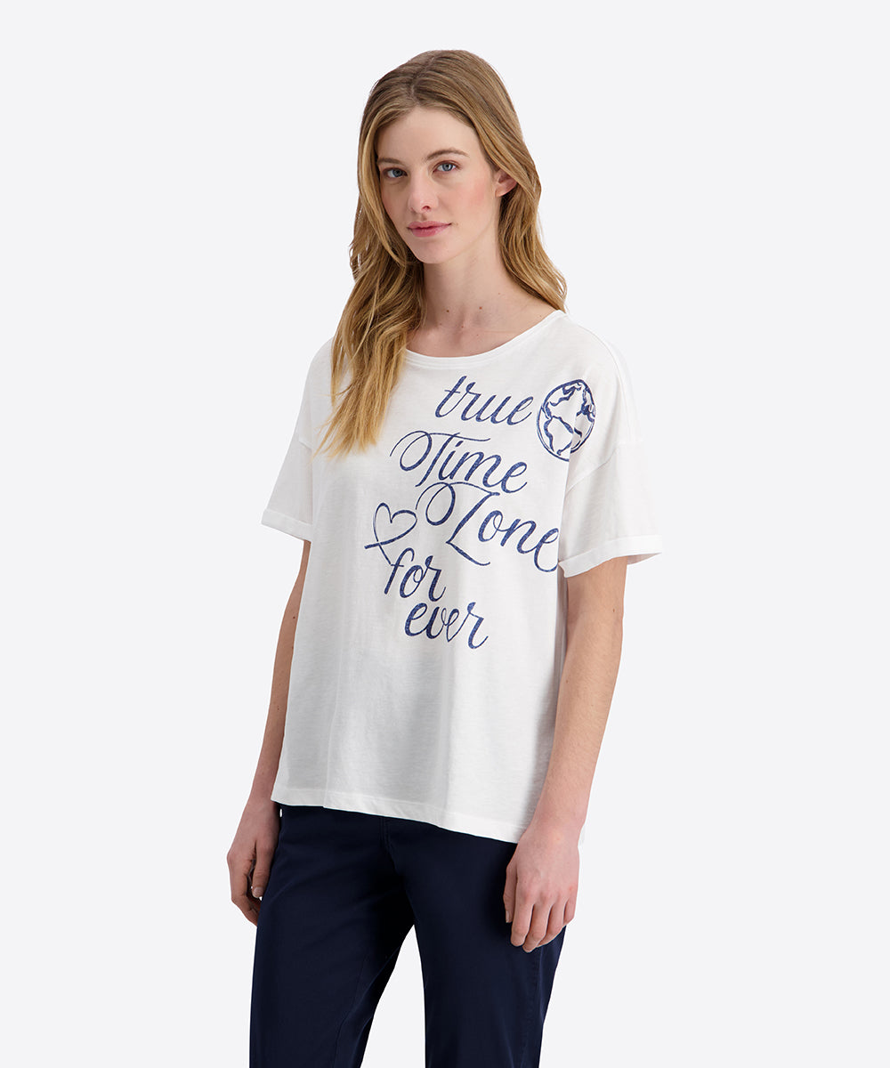 Timezone Damen T-Shirts Pure Whit