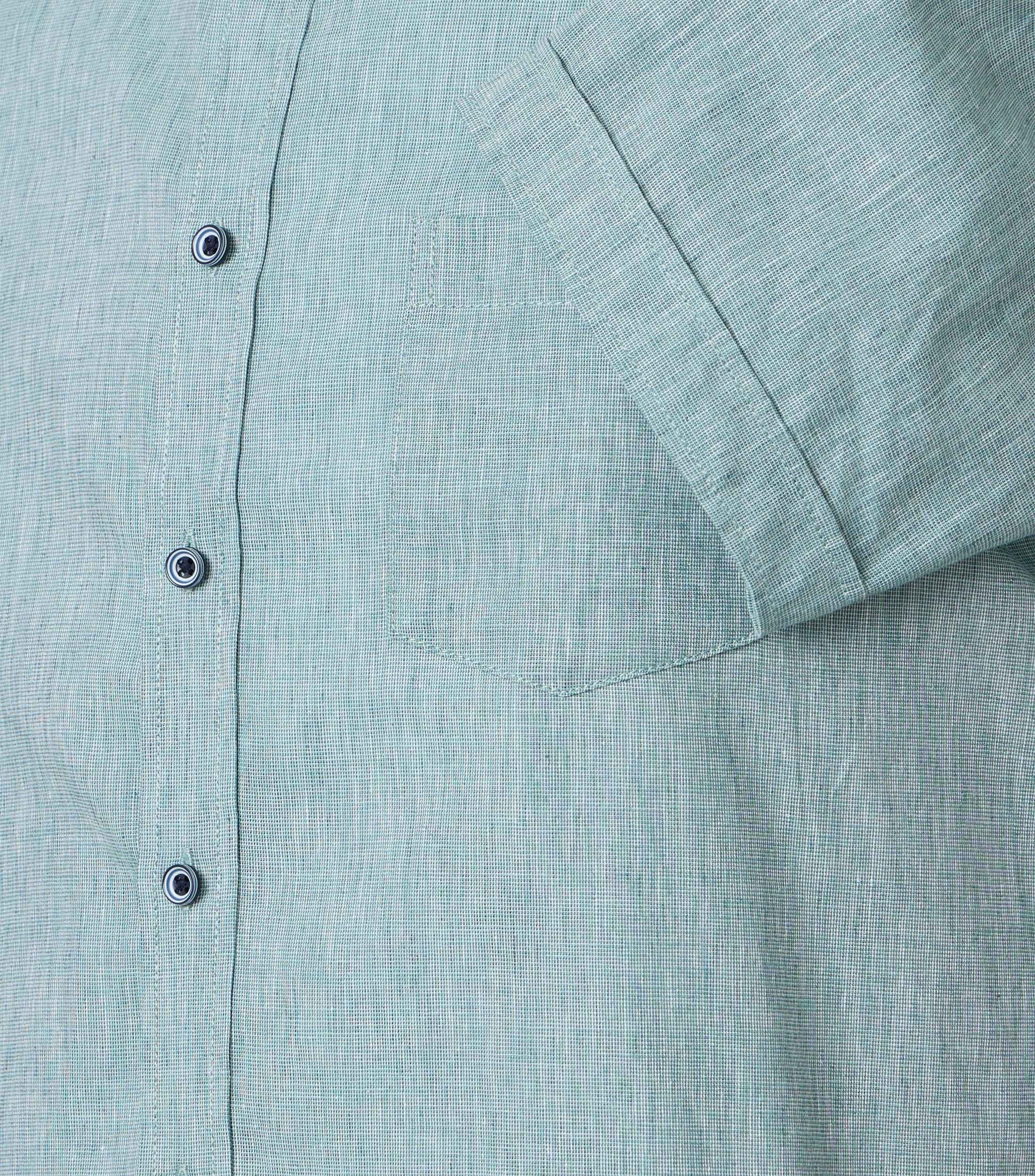 Casa Moda Herren Hemden kurz Gruen