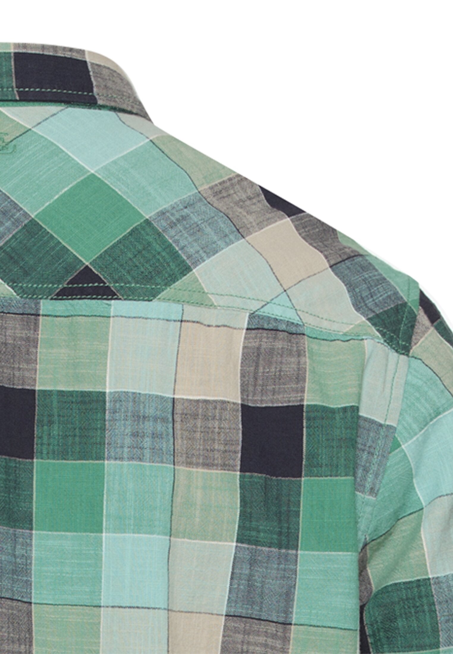 Camel active Herren Hemden kurz Lagoon Green