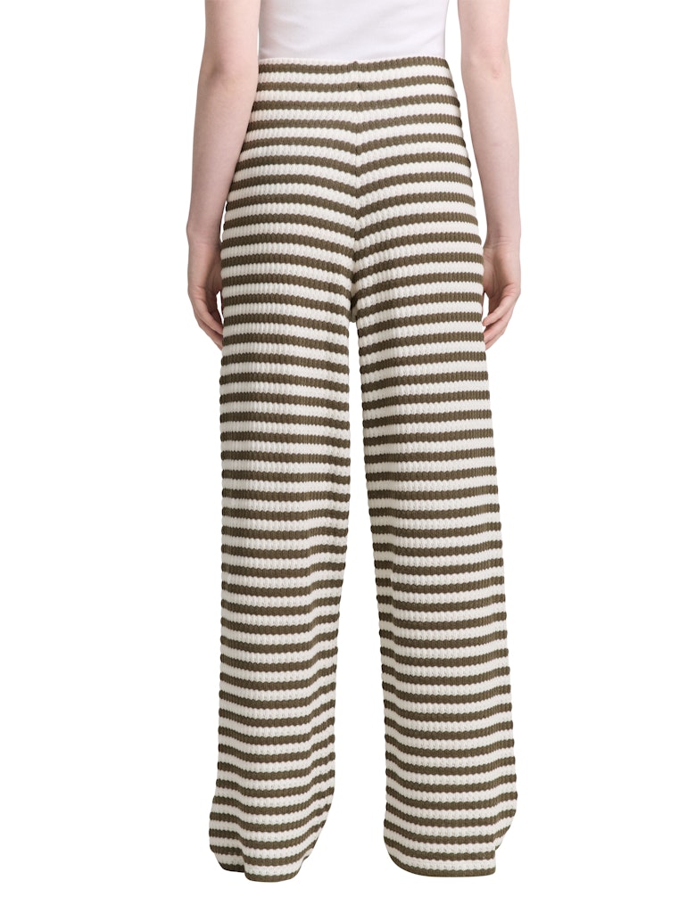 Tom Tailor denim Damen Hosen Olive White Str