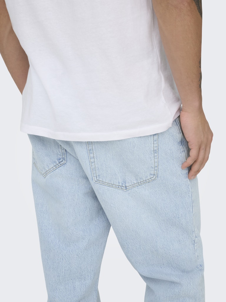 Only & Sons Herren Jeans Light Blue Deni