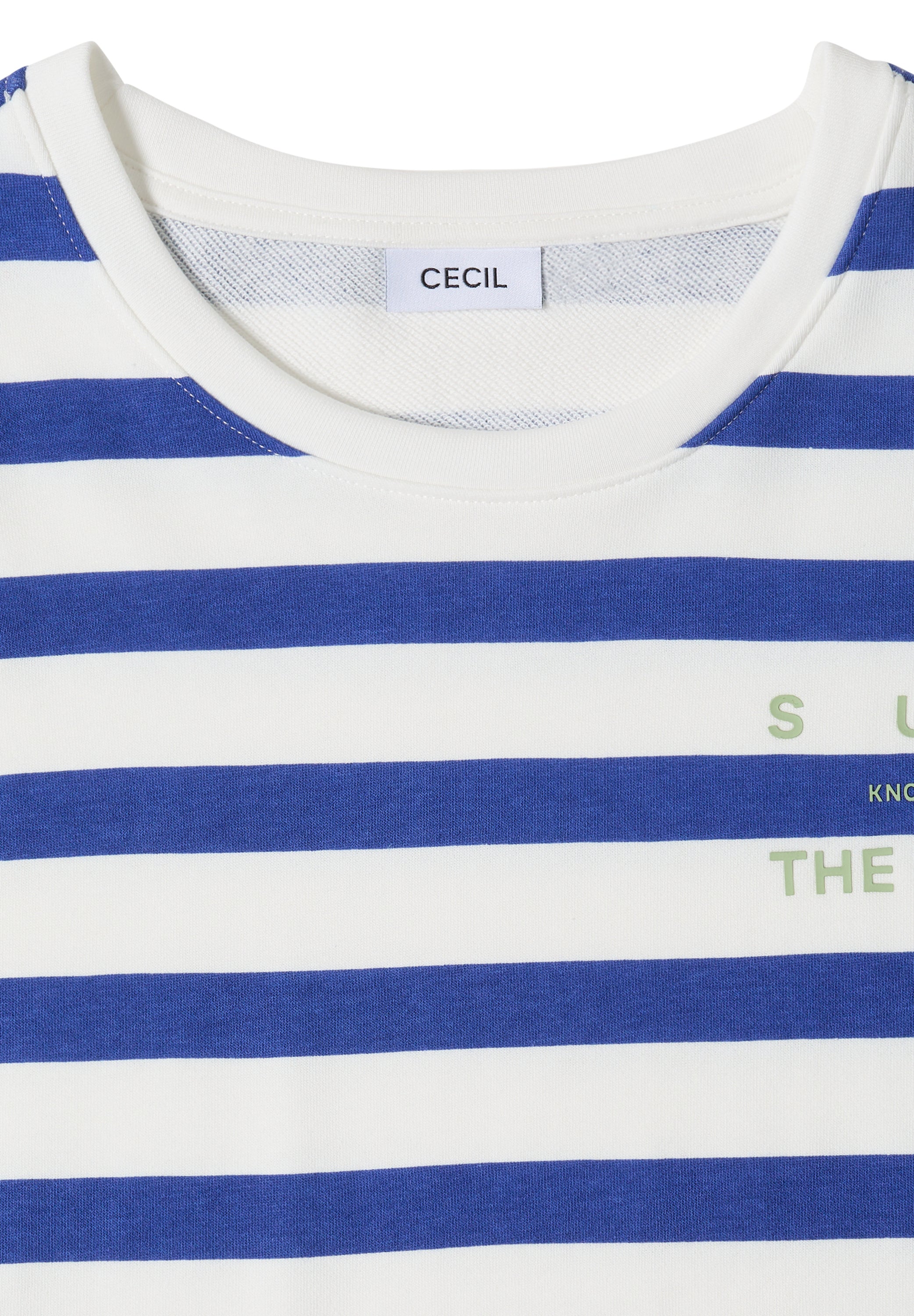 Cecil Damen T-Shirts Deep Rive