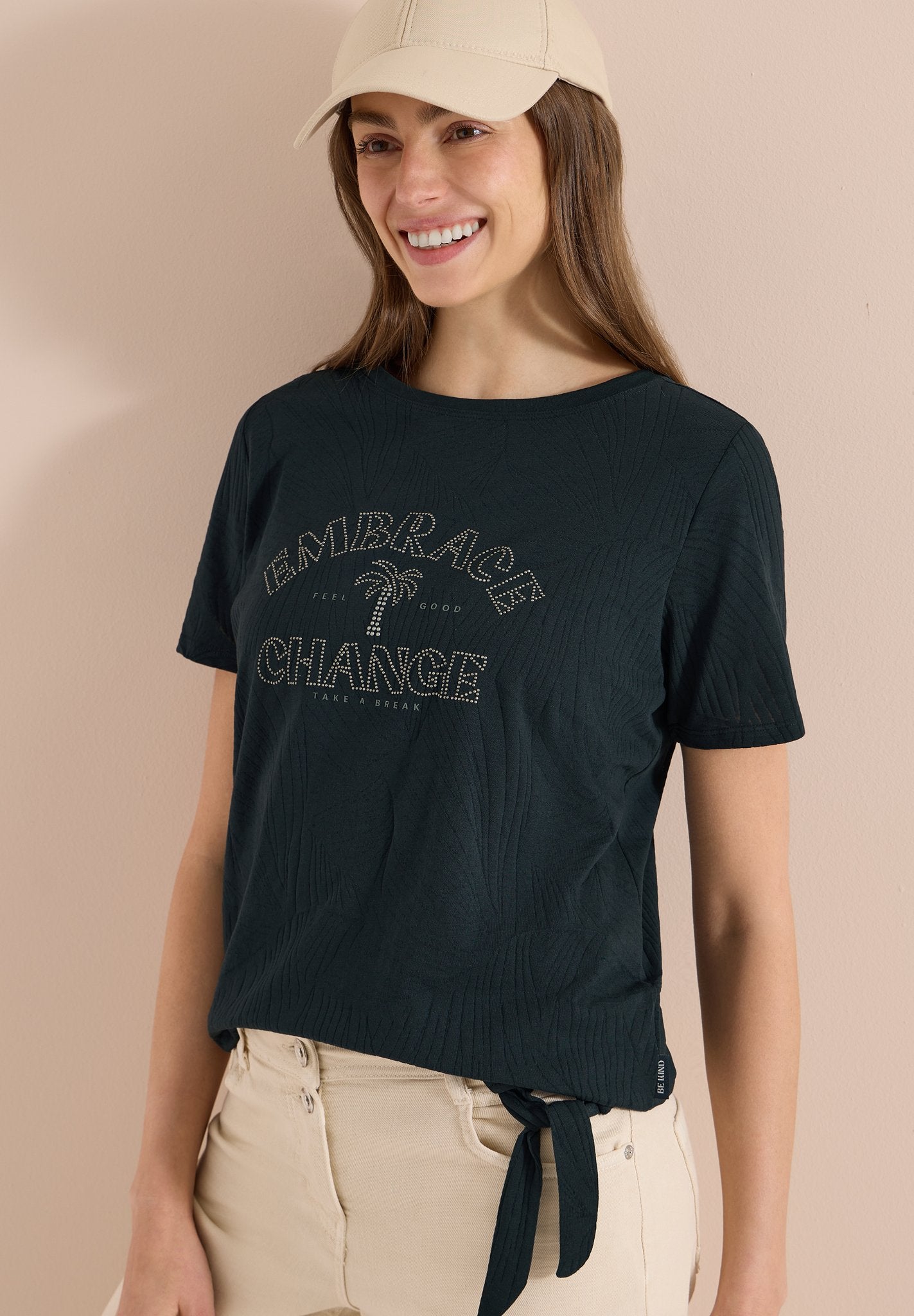 Cecil Damen T-Shirts Palm Bree