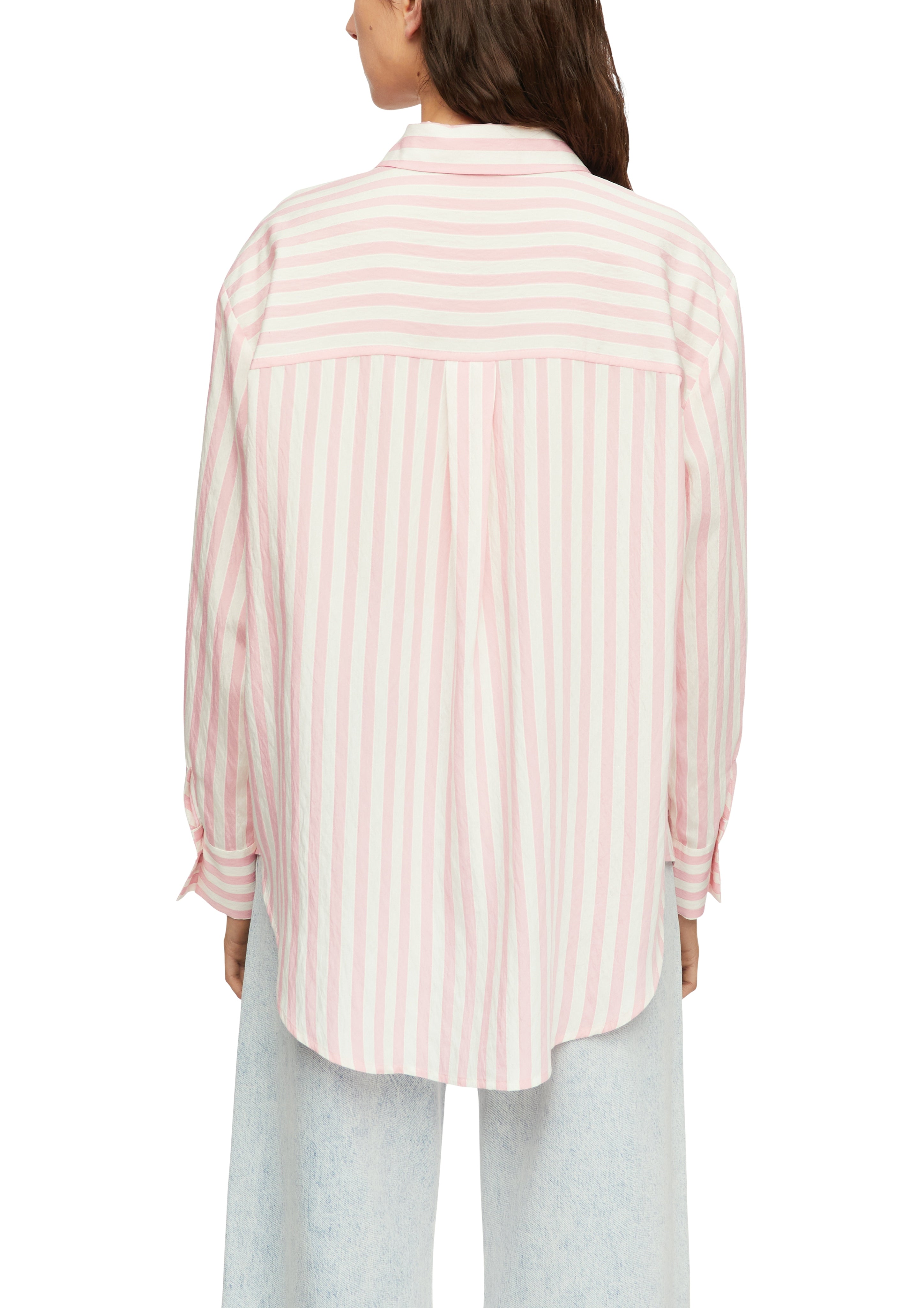 Comma Damen Blusen Lilac/Pink