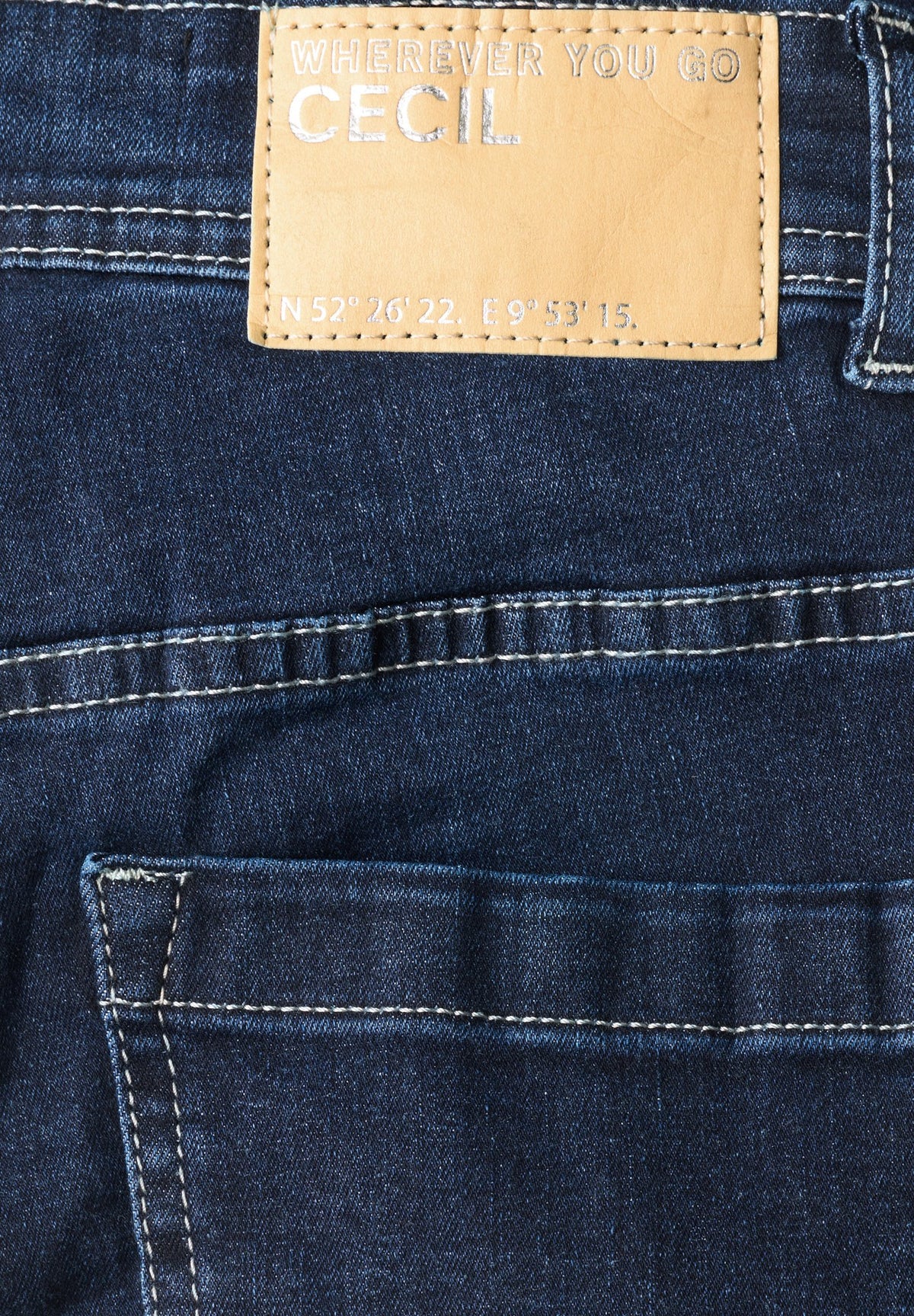 Cecil Damen Hosen Dark Blue