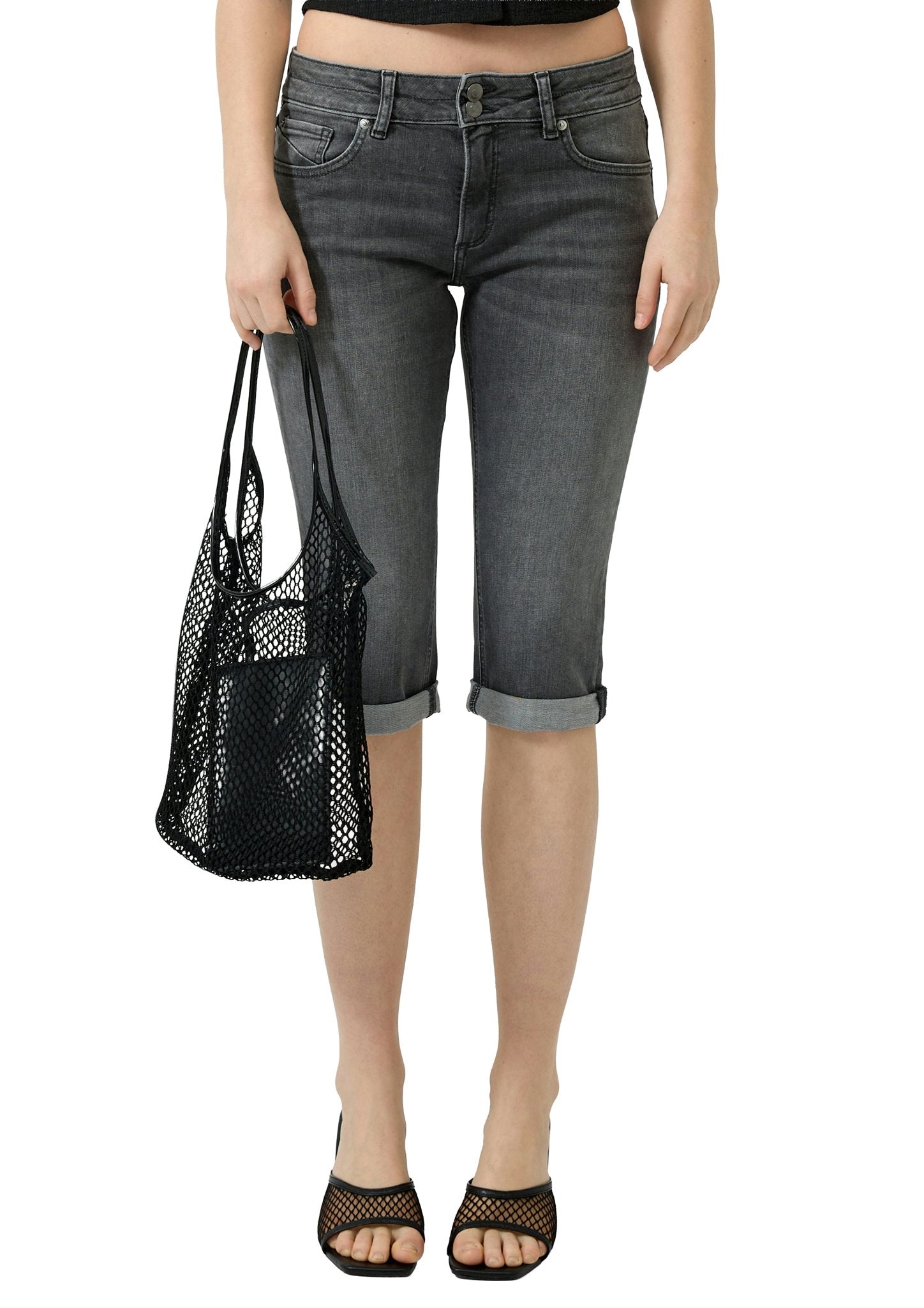 QS by S.Oliver Damen Hosen Grey/Black