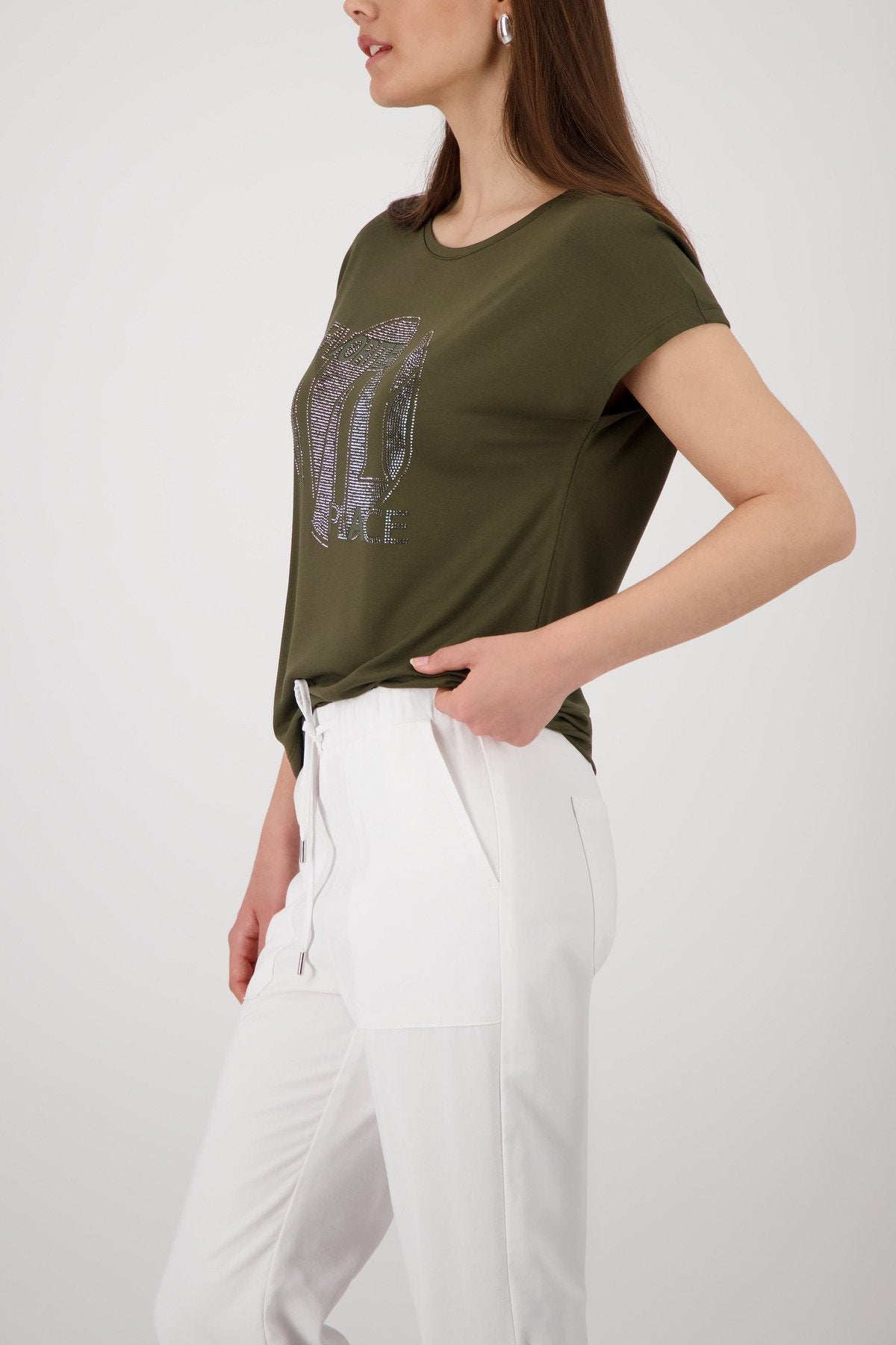 Monari Damen T-Shirts Olive