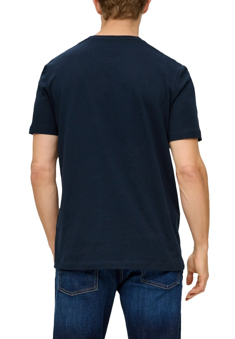 S. Oliver red Herren T-Shirts kurz Blue Green Blac