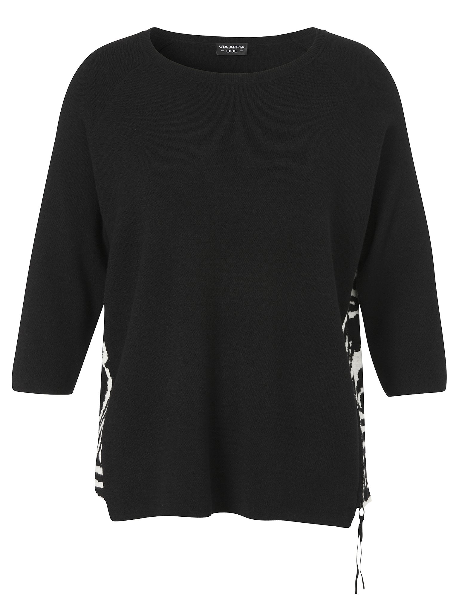 Via Appia Damen Pullover Schwarz