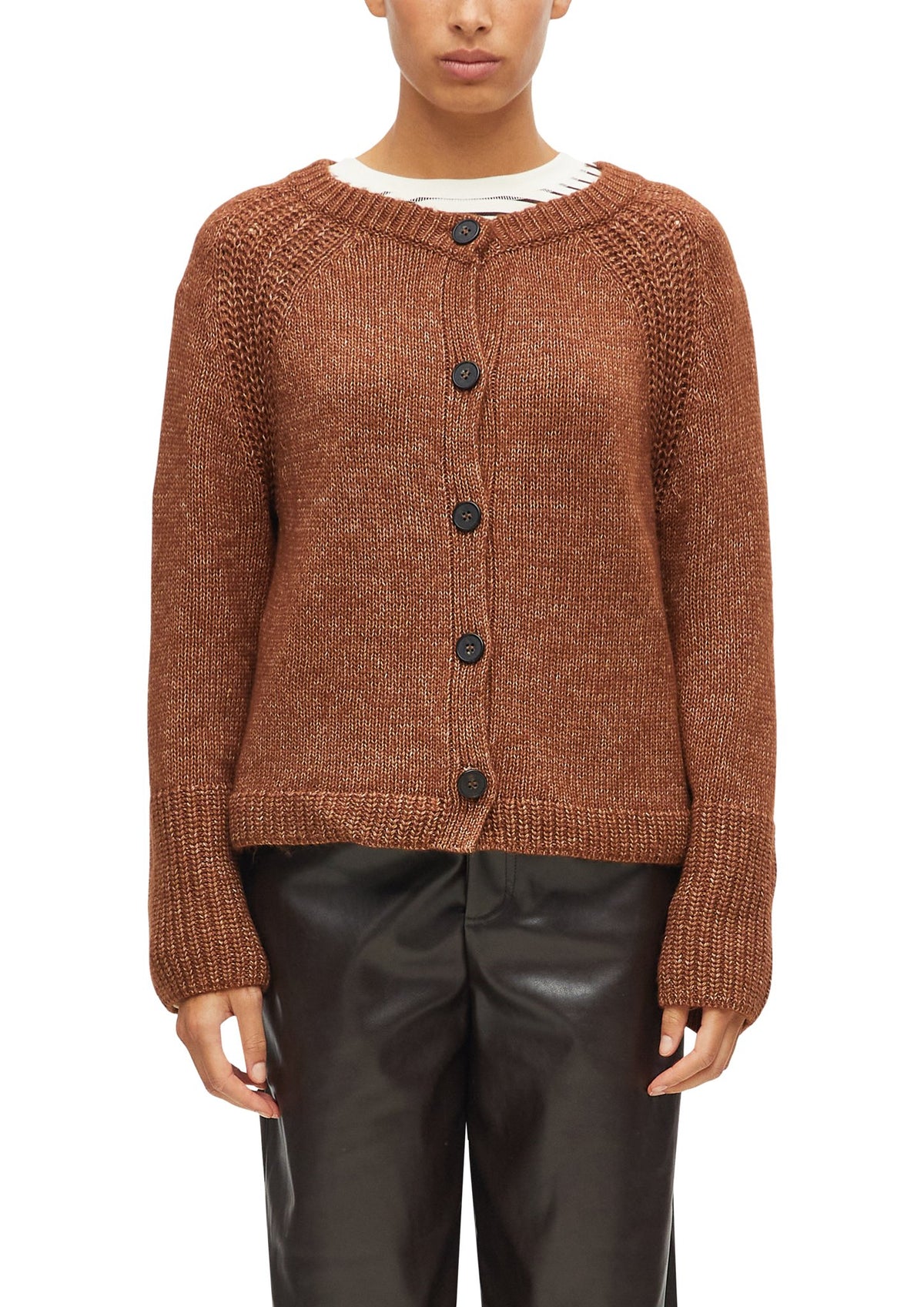 S. Oliver red Damen Strickjacken Brown