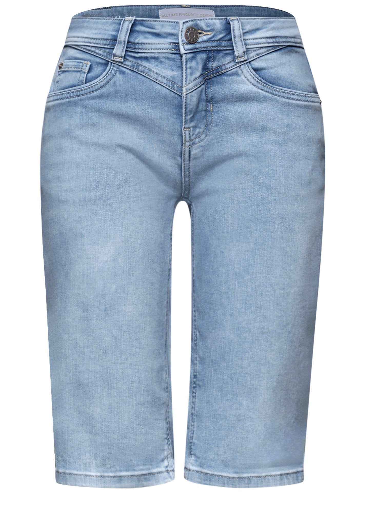 Street One Damen Hosen Light Blu
