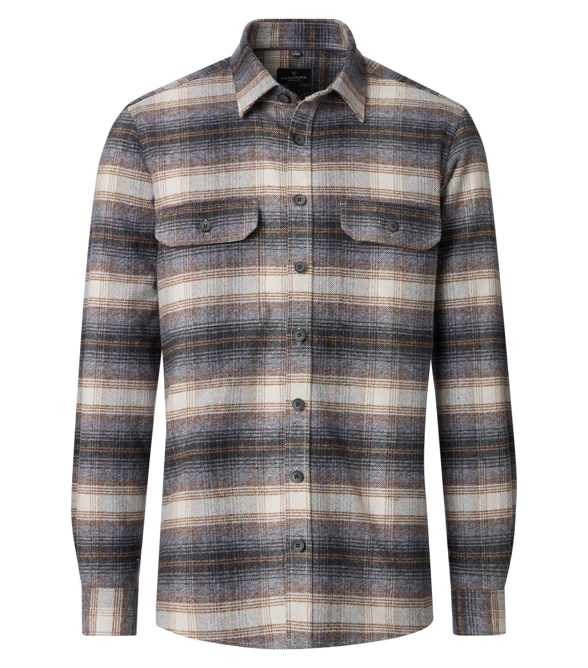 Casa Moda Herren Hemden Anthrazit
