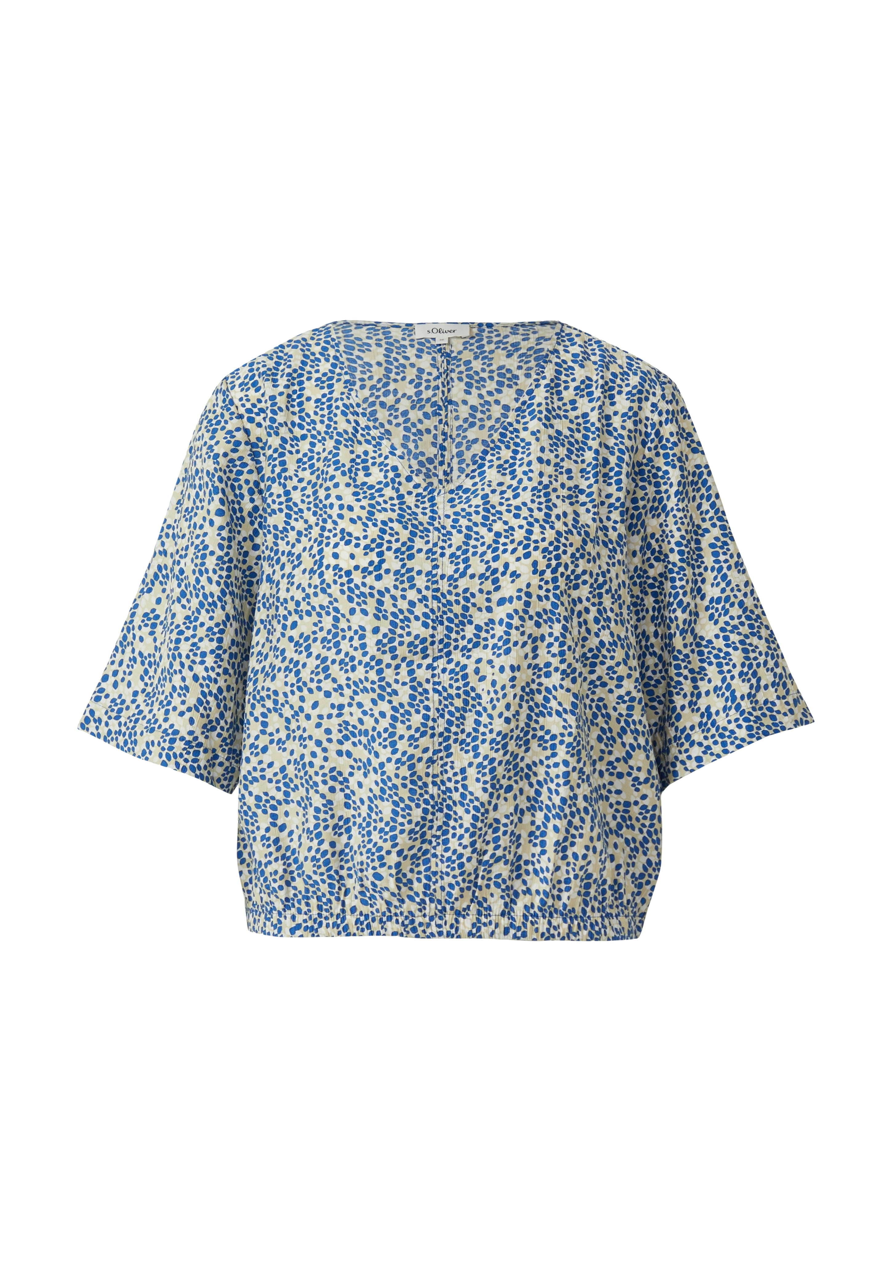 S. Oliver red Damen Blusen kurz Blue