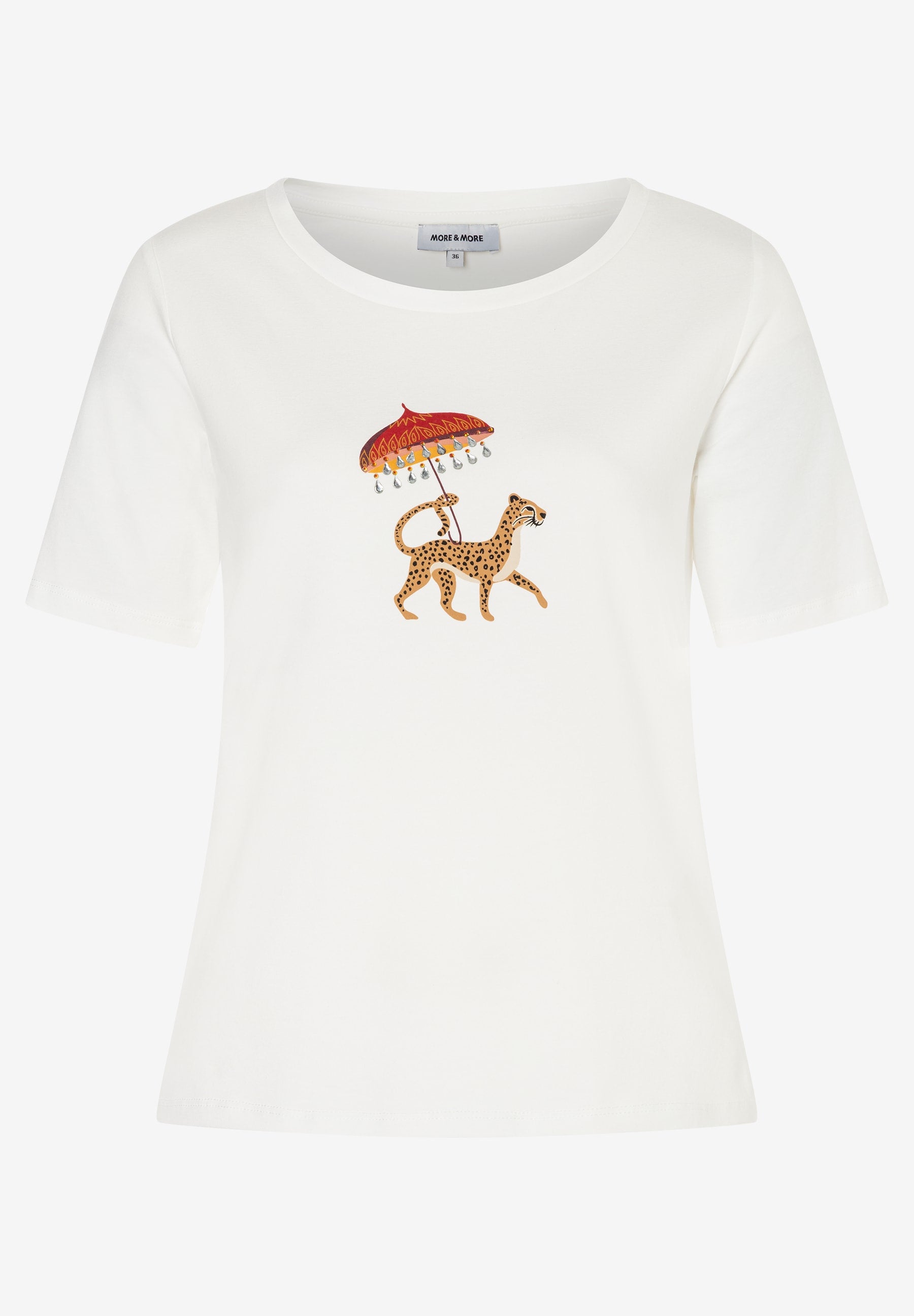 More & More Damen T-Shirts Off White
