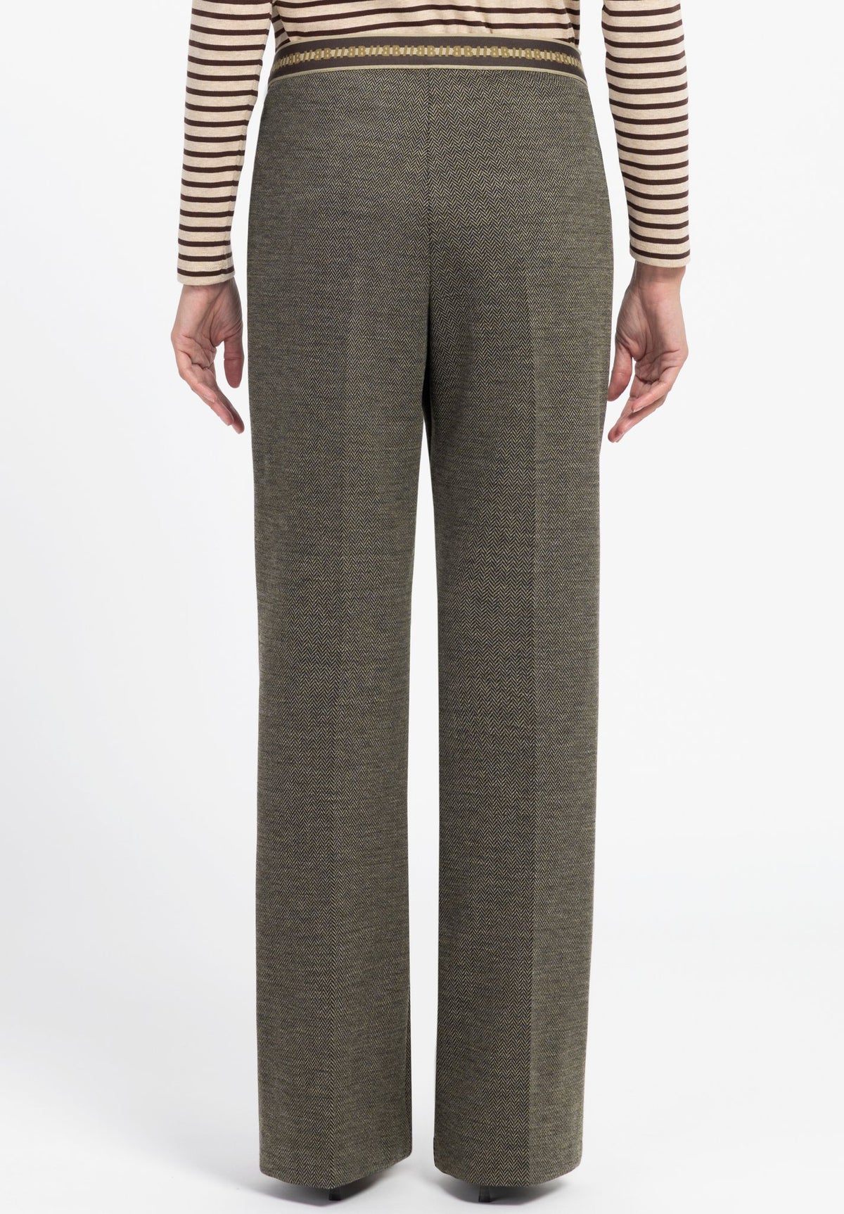 Bianca Damen Hosen Brown Mix