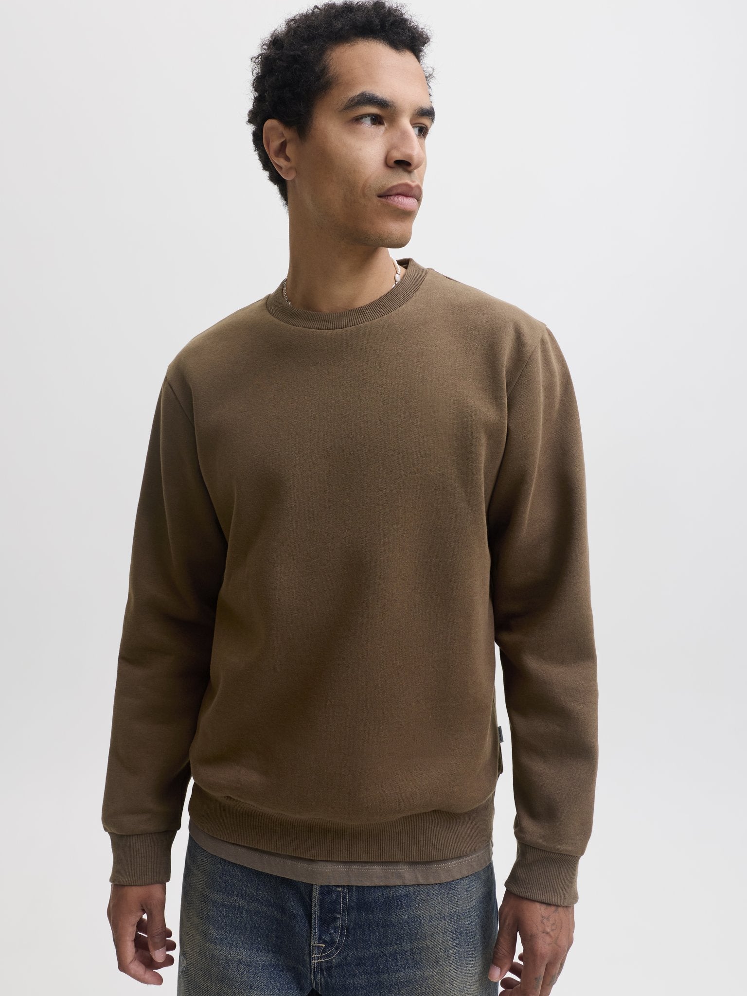 Jack & Jones Herren Sweatshirts Cocoa