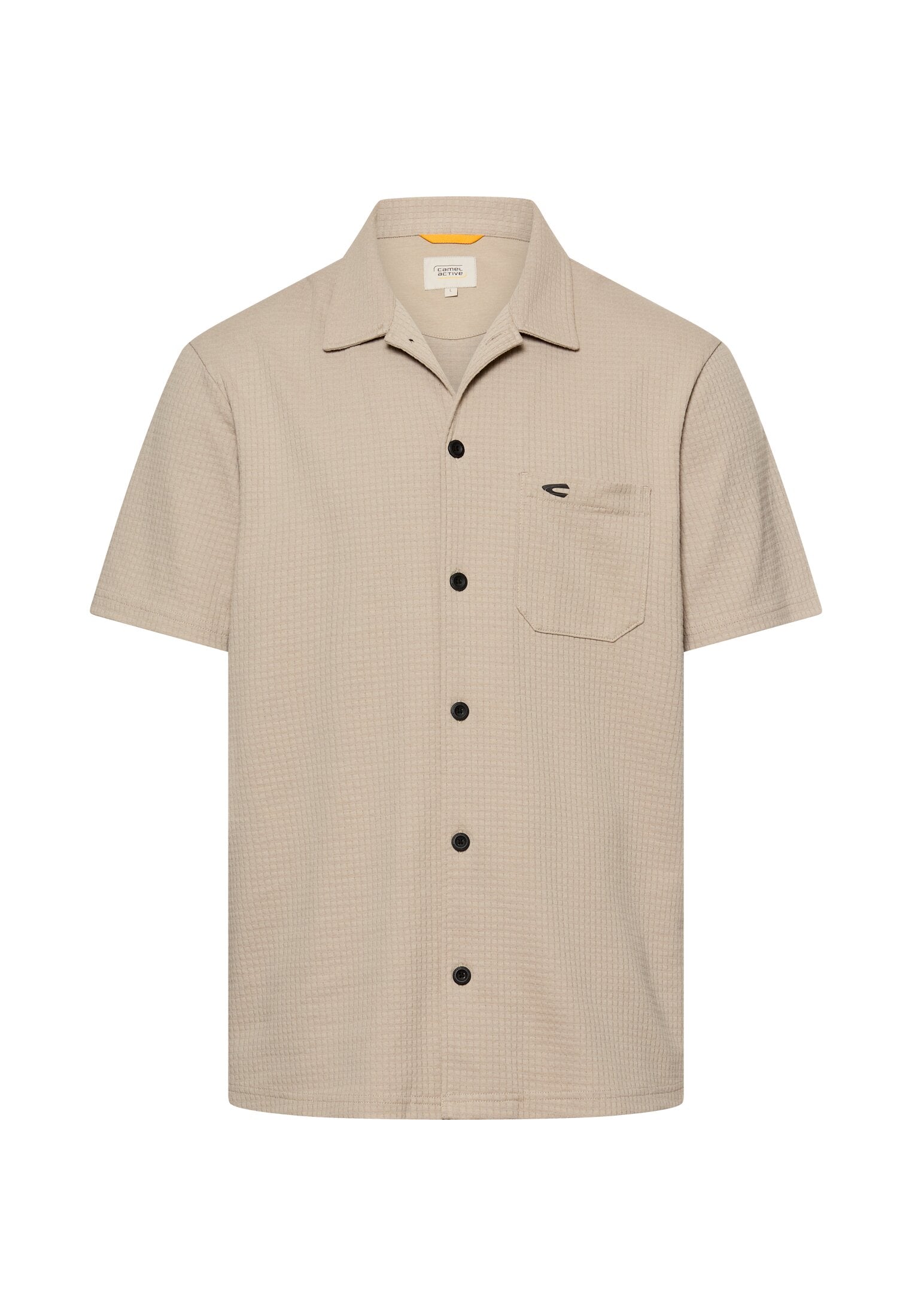 Camel active Herren Hemden kurz Light Beige