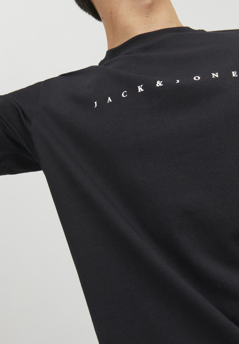 Jack & Jones Herren T-Shirts kurz White/White + B