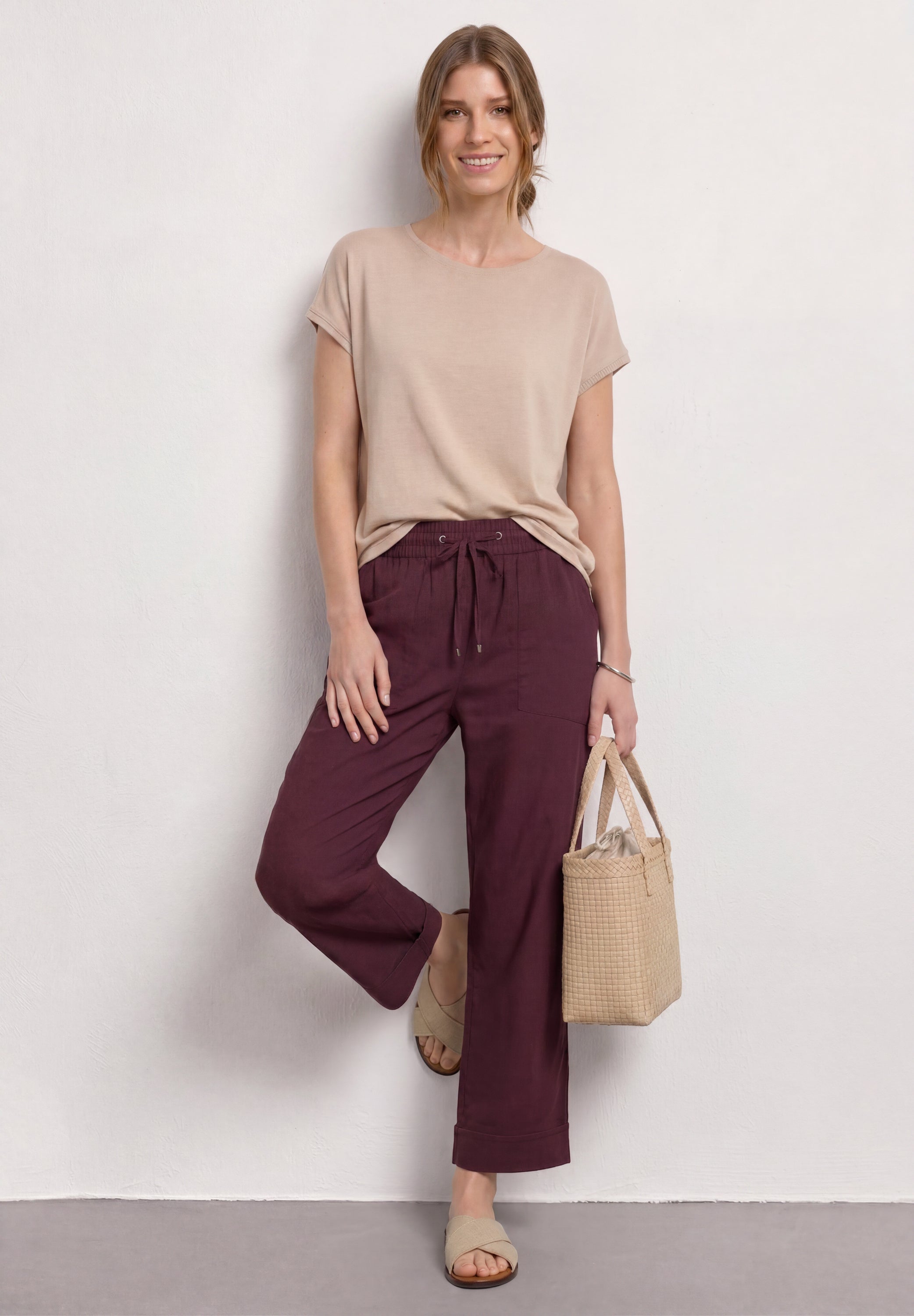 Street One Damen Hosen Rustic Ro