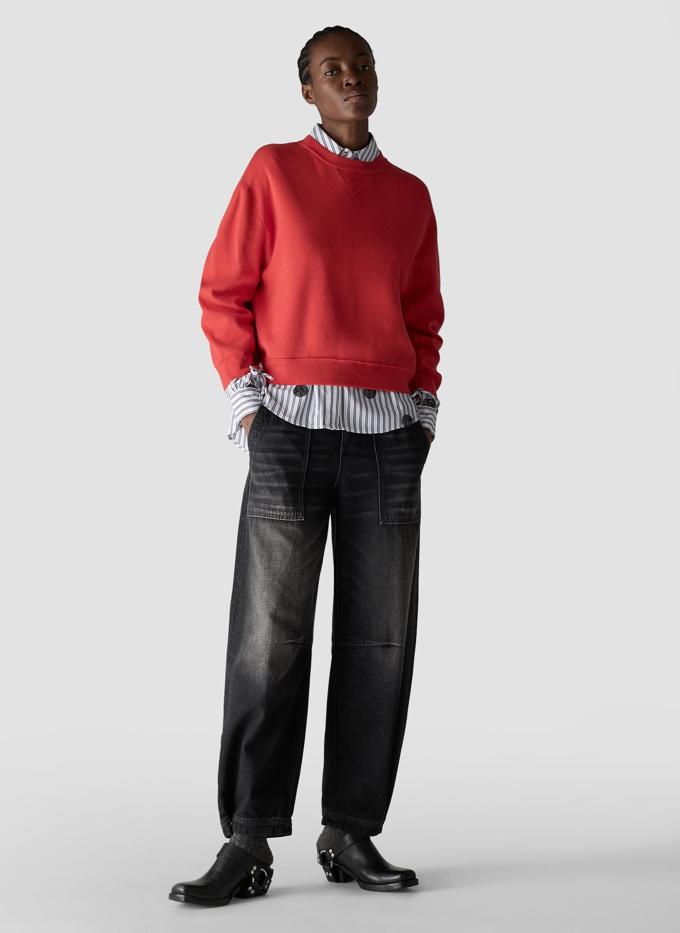 Le Comte Damen Pullover Paprika