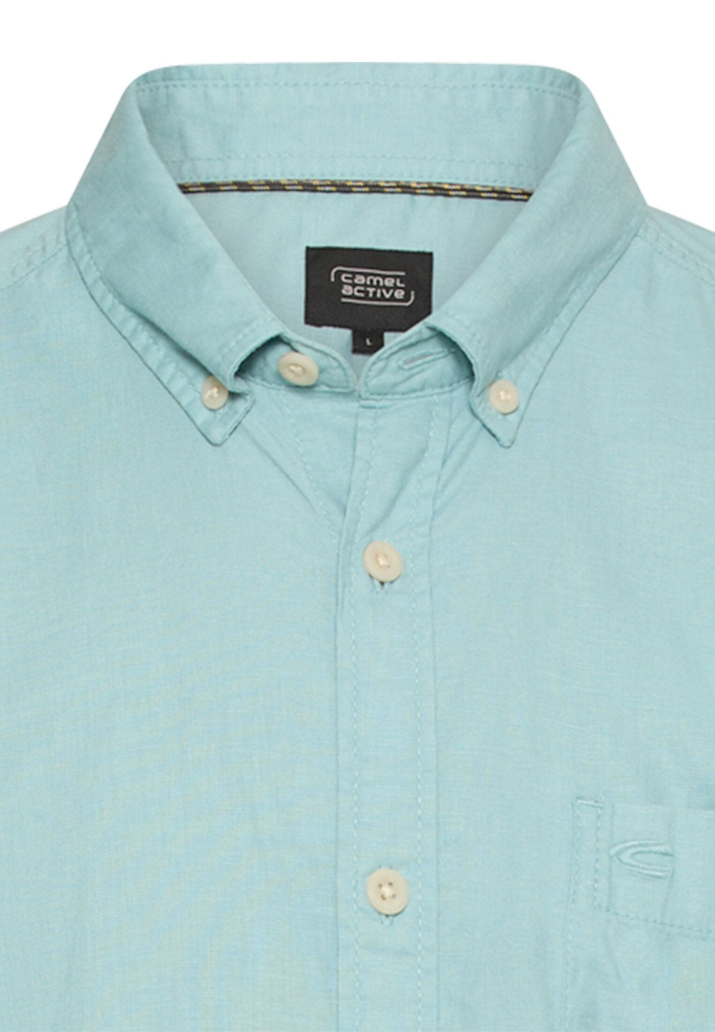 Camel active Herren Hemden kurz Ocean Green