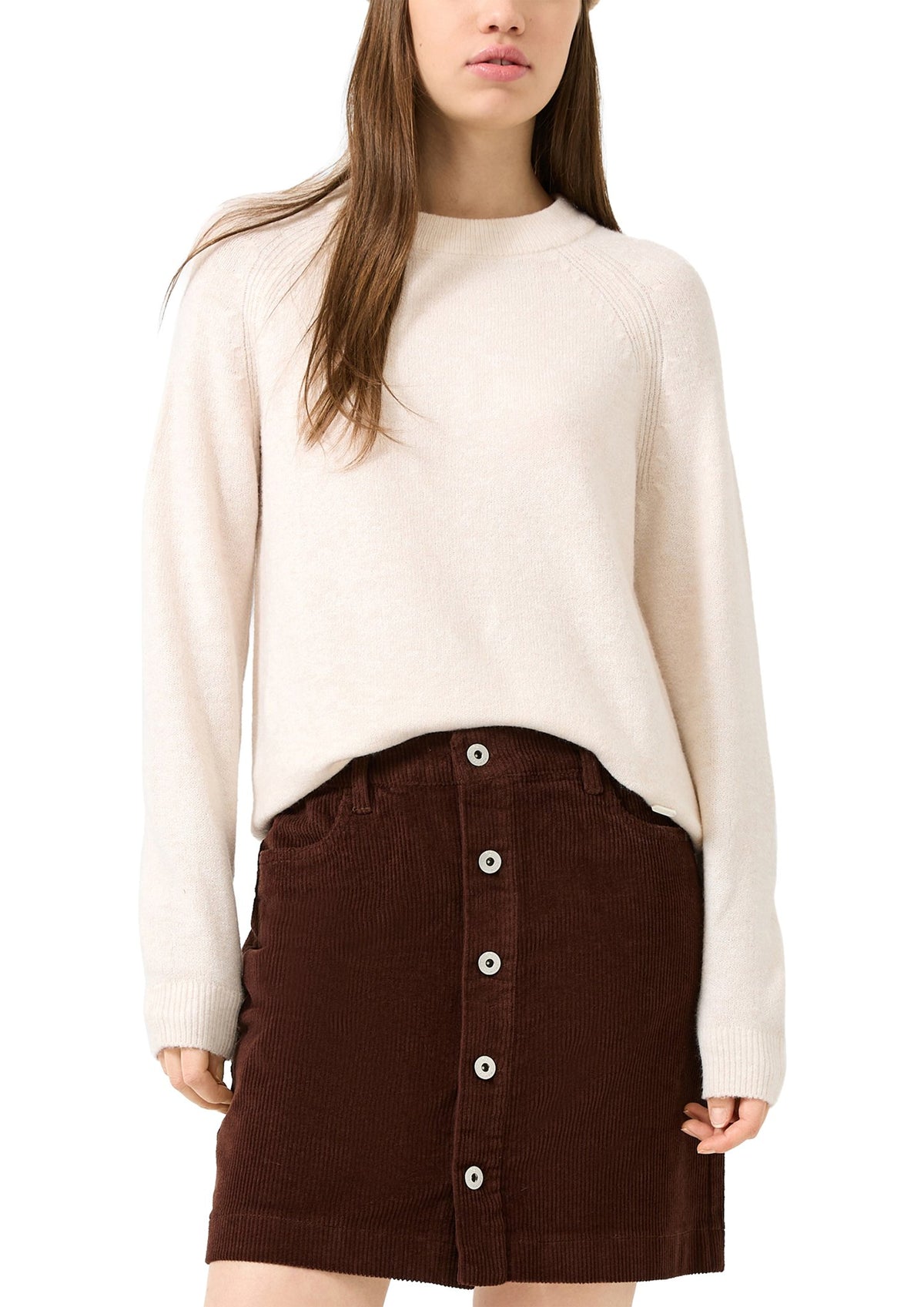 QS by S.Oliver Damen Pullover W White