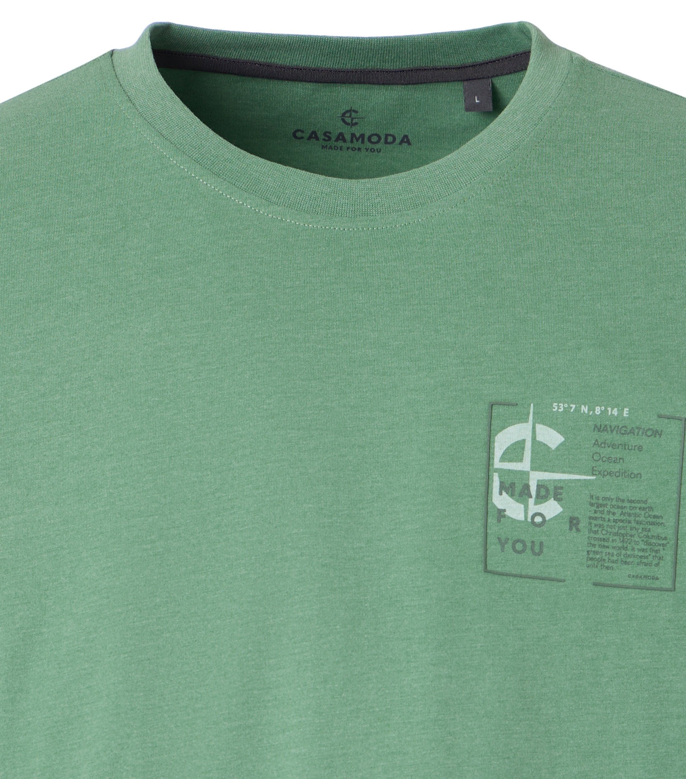 Casa Moda Herren T-Shirts kurz Tuerkis