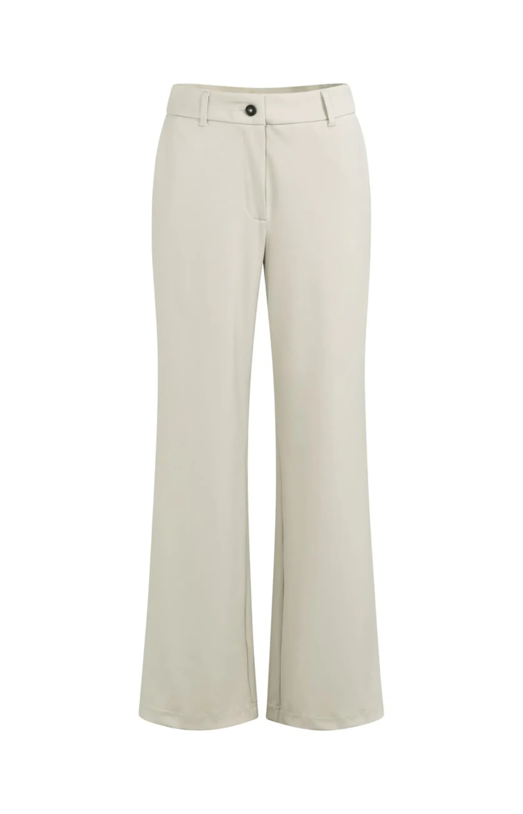Jerseyhose mit elastischem Bund und weitem Bein - Grau