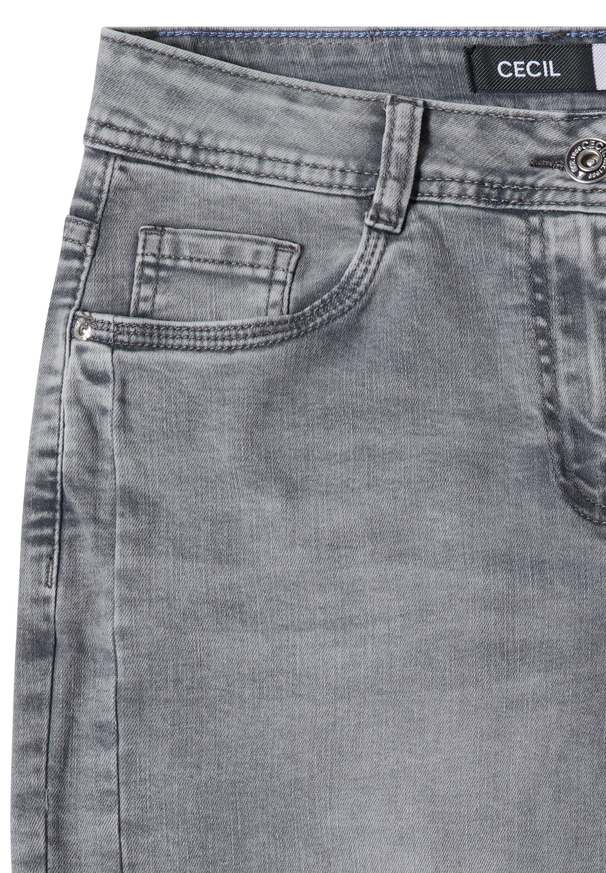 Cecil Damen Hosen Light Gre