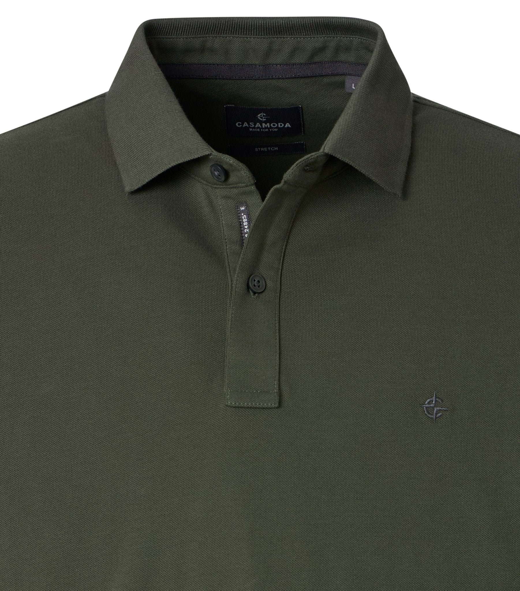 Casa Moda Herren Polo-Shirts Gruen