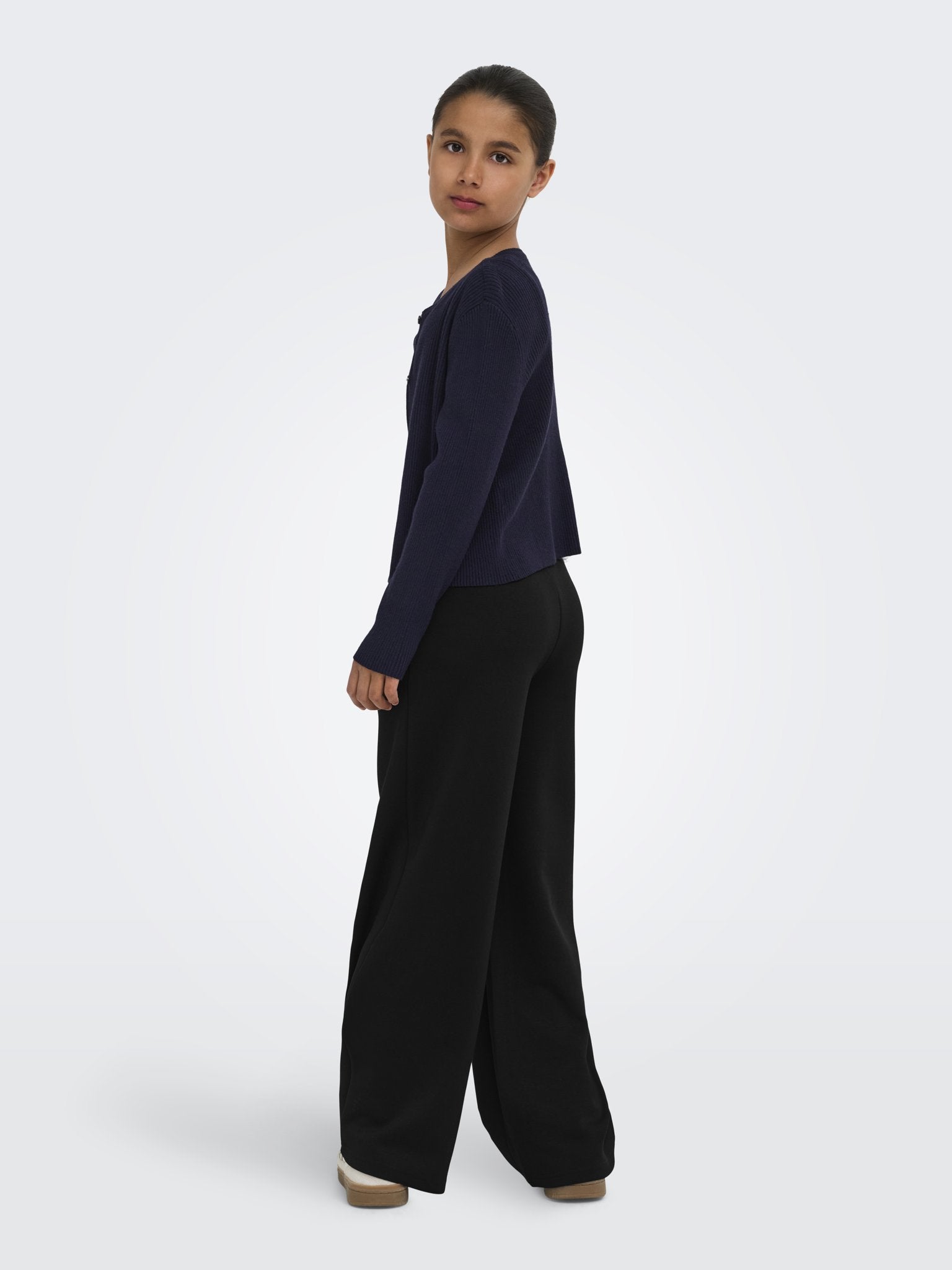 Only Mädchen Hosen, Jeans & Leggings Black/Black Emb