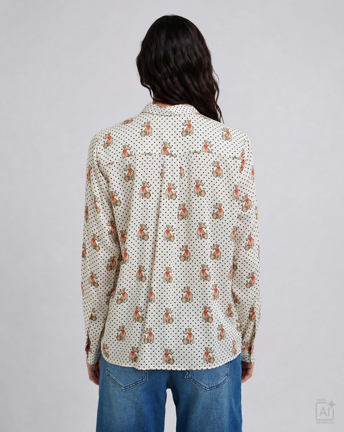 Milano Damen Blusen Sand Print
