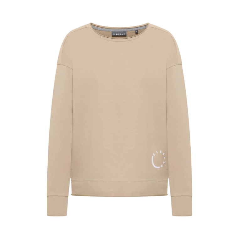 Elbsand Damen Sweatshirts Camel